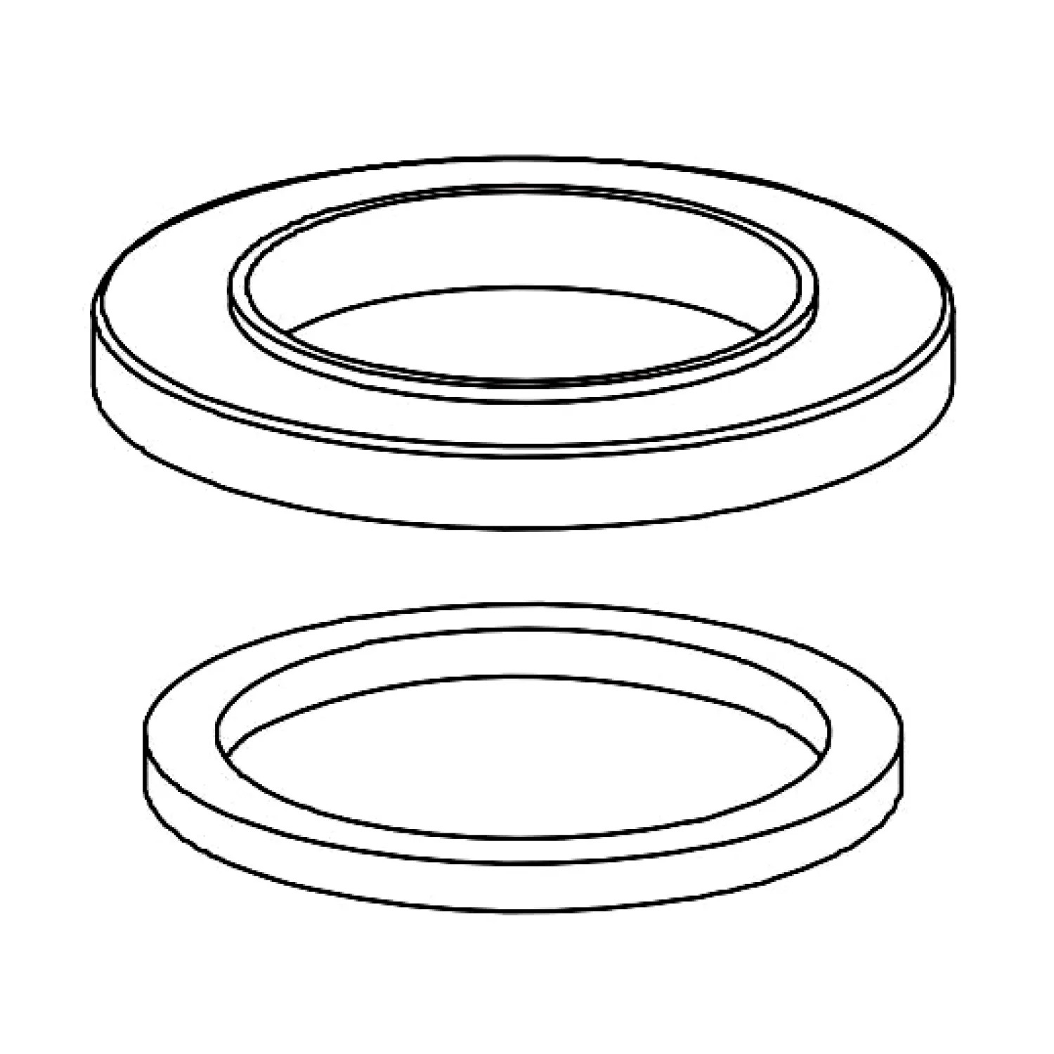 Delta RP78366 Delta RP78366 Spout Flange and Gasket, Chrome 