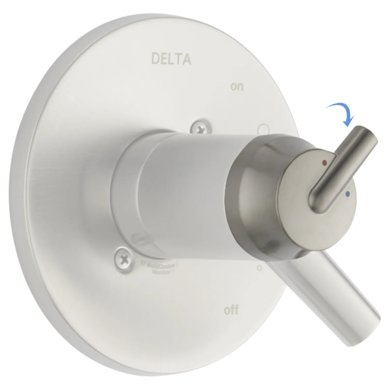 Delta RP79574SS Delta Trinsic Stainless Temperature Knob, Cover, and Screw for TempAssure 17T Series - RP79574SS