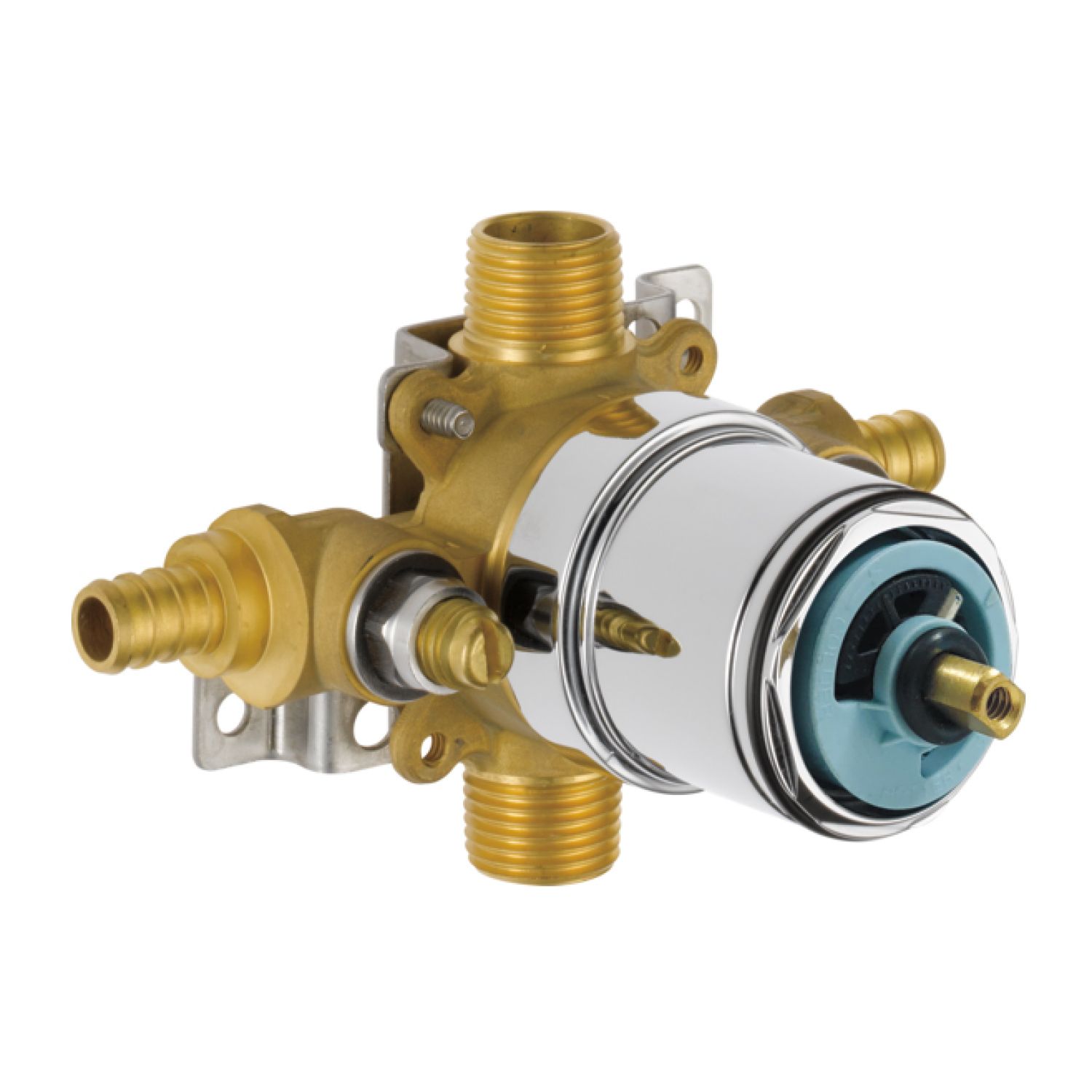 Peerless PTR188700-PXWS Peerless PTR188700-PXWS Pressure Balance Tub/Shower Rough-In Valve w/ Stops, 1/2