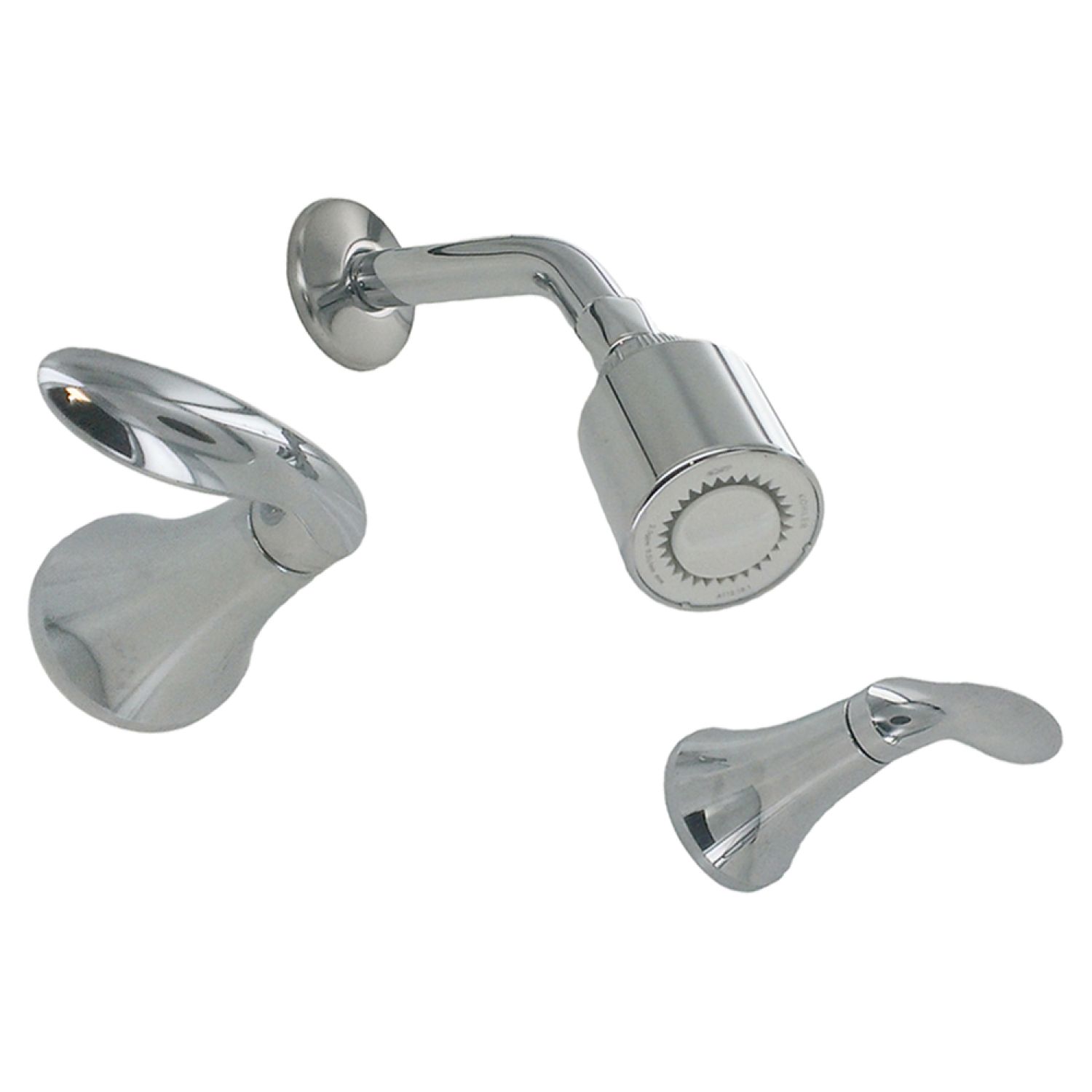Kohler T15211-4-CP Kohler Coralais Round Two-Handle Shower Faucet, Lever Handles, Less Valve, Polished Chrome - K-T15211-4-CP