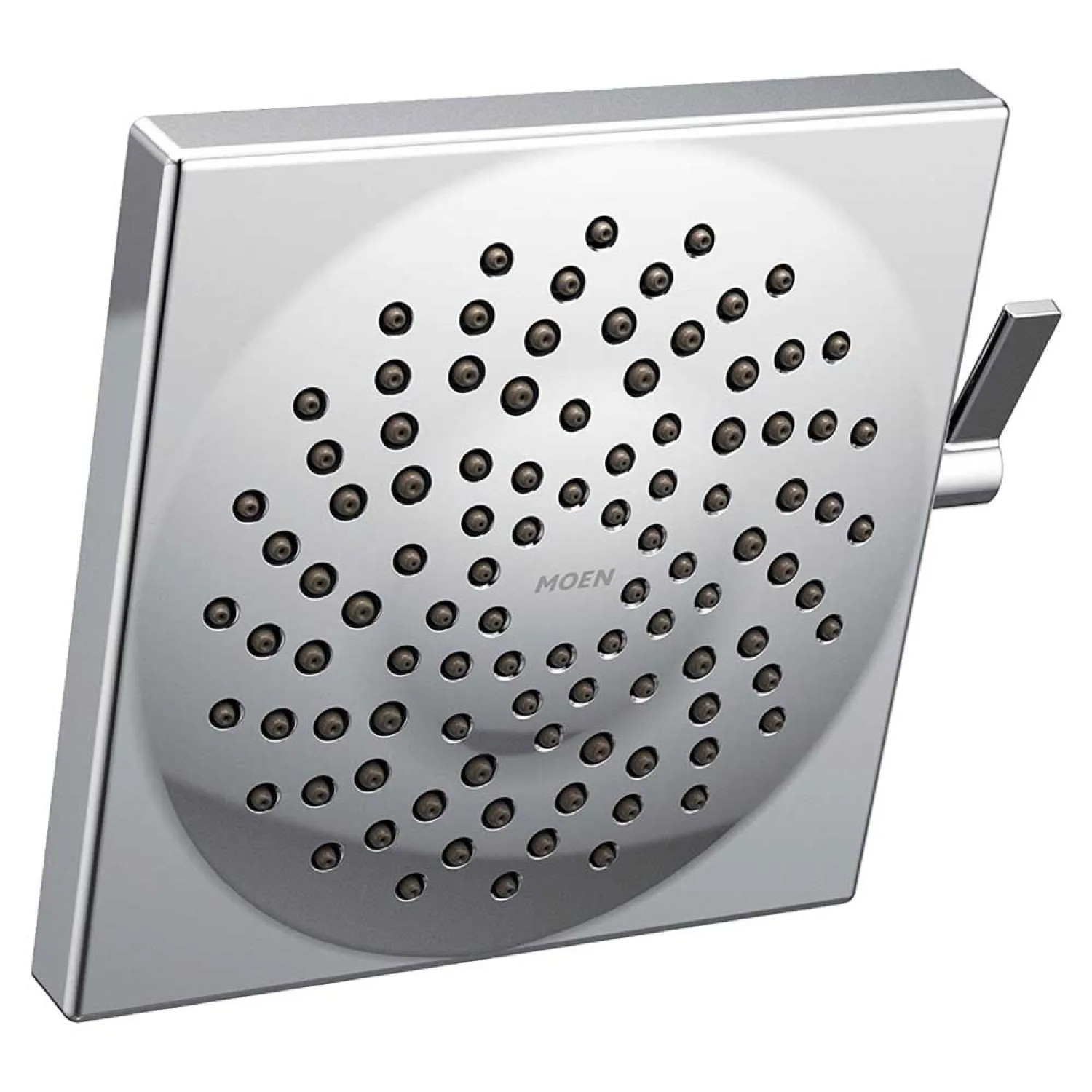 Moen S6345 Moen Velocity 8in Two-Function Rainshower Shower Head with Lever Control, Immersion Technology, Square, 2.5 GPM, Chrome - S6345