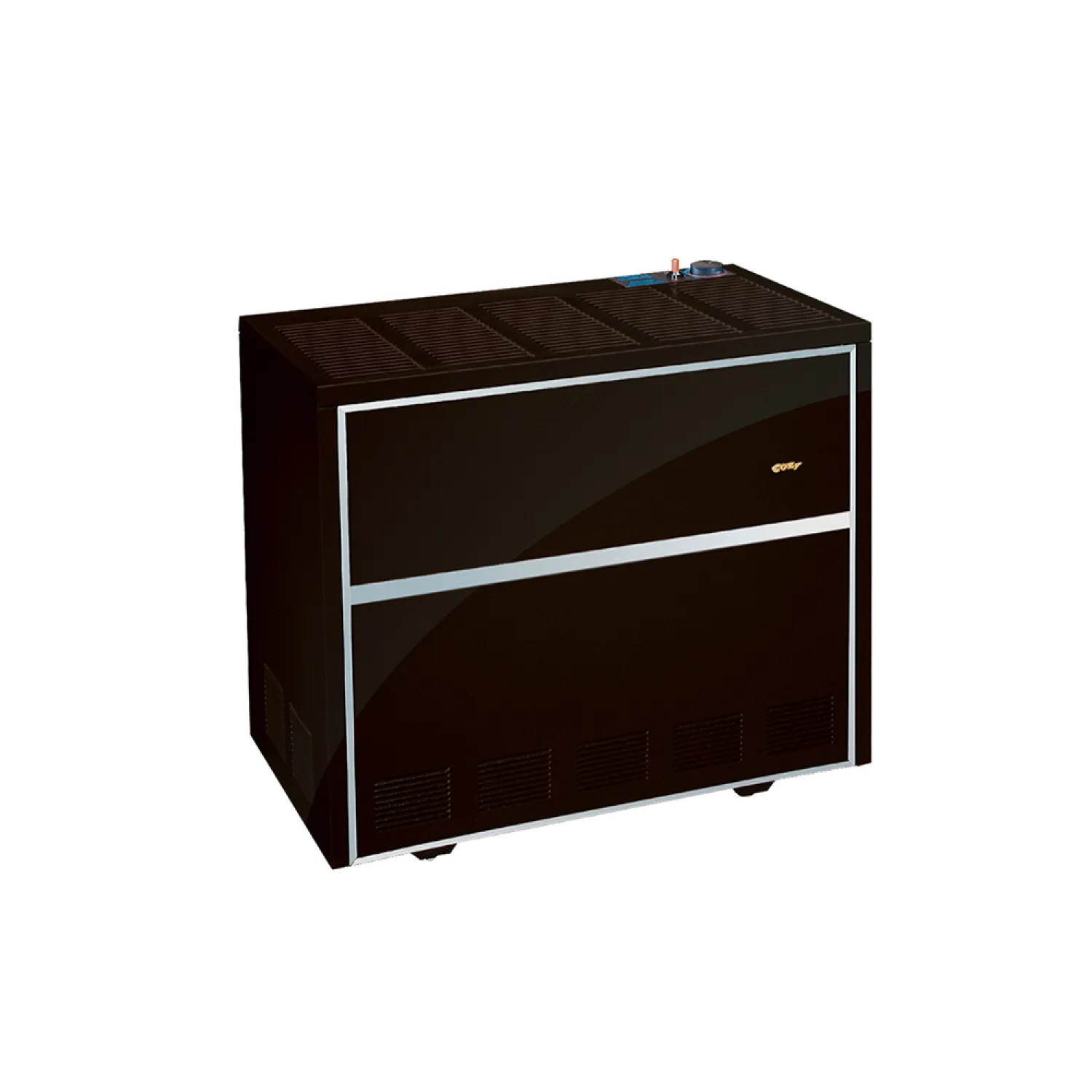 Cozy VC351B Cozy VC351B Console Heater Conventional-Vent Free Standing Furnace, Black