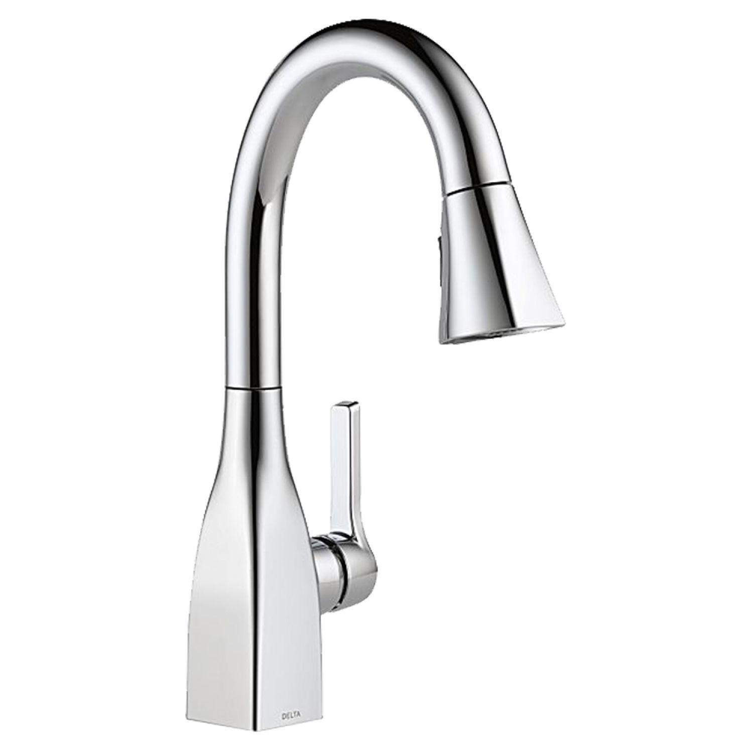 Delta 9983-DST Delta Mateo Pull-Down Bar/Prep Faucet, Single Handle, Touch-Clean, Diamond Seal, ADA, 1.8 GPM - Chrome - 9983-DST