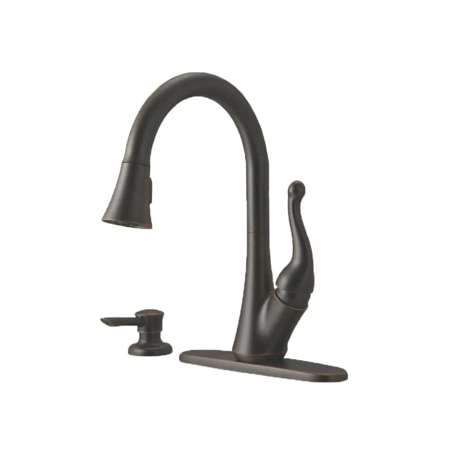 Delta 16968-RBSD-DST Delta Talbott Kitchen Pull-Down Kitchen Faucet w/ Soap Dispenser, Venetian Bronze - 16968-RBSD-DST