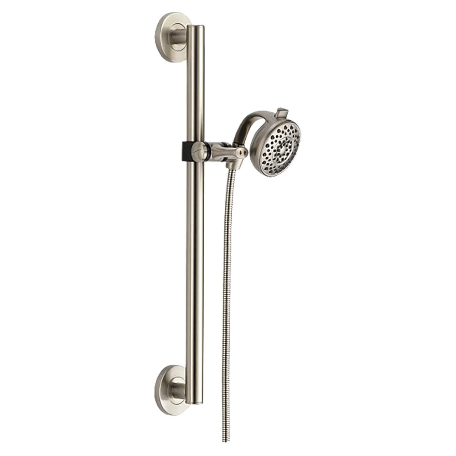 Delta 51400-SS Delta 51400-SS Stainless Shower With Slide Bar