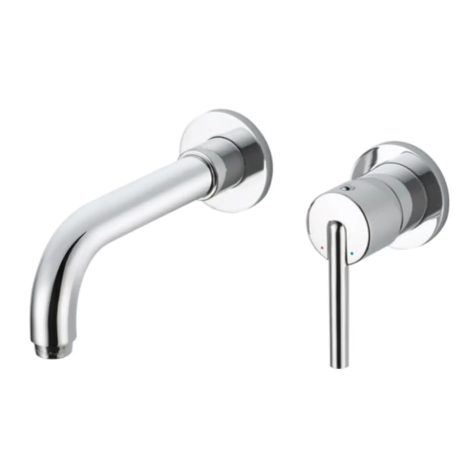 Delta T3559LF-WL Delta Trinsic Tube Spout Wall-Mount Chrome Lavatory Faucet Trim for 4