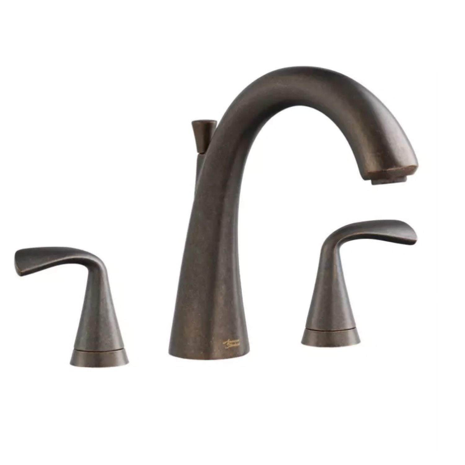 American Standard 7186.900.224 American Standard Fluent Two-Handle Oil Rubbed Bronze Deck-Mount Tub Filler, Metal Lever Handles, Brass, ADA Compliant - 7186900.224