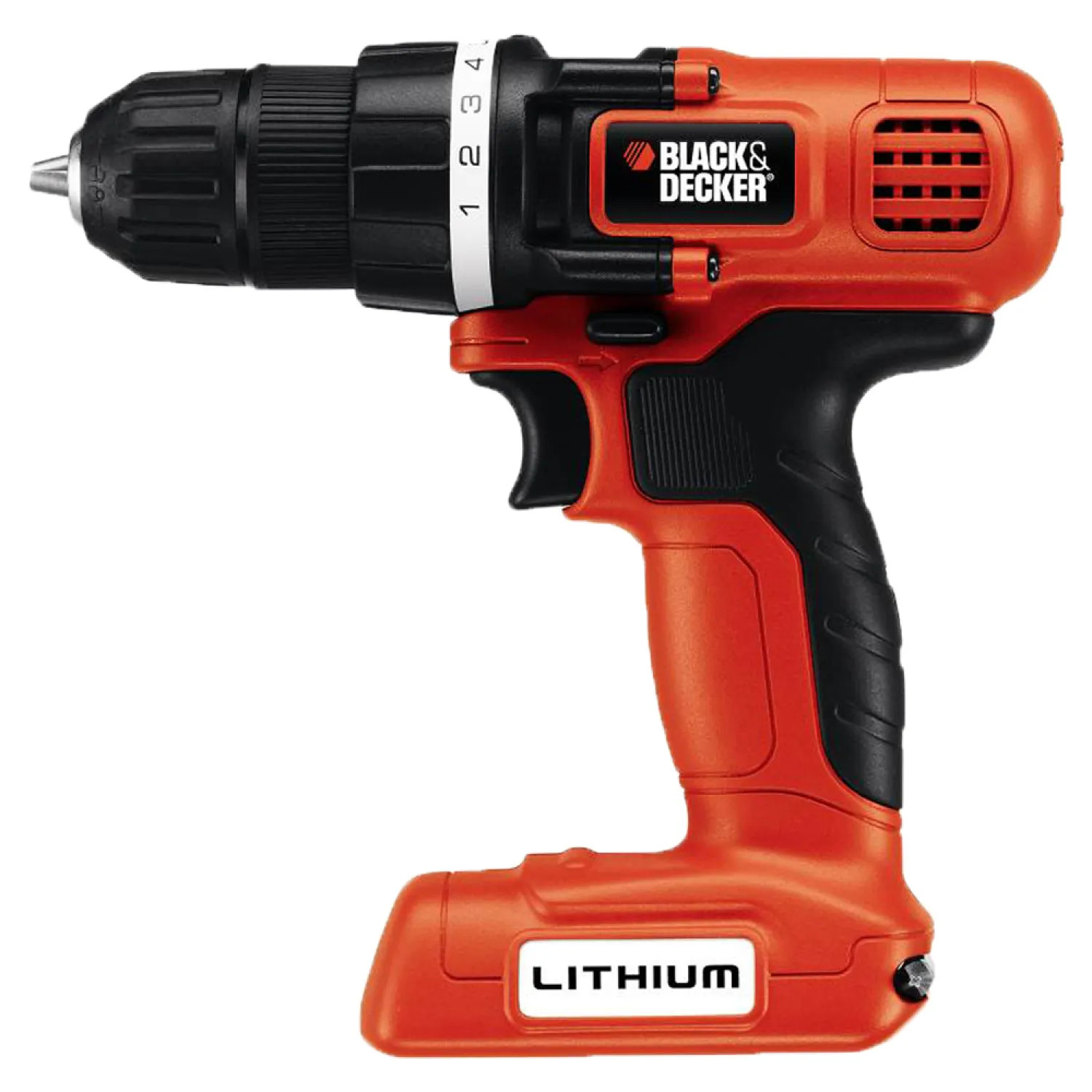 Black & Decker LDX172C Black & Decker LDX172C Cordless Drill/Driver, 7.2 V, Li-Ion, 3/8 in Keyless Chuck, 0 - 550 rpm