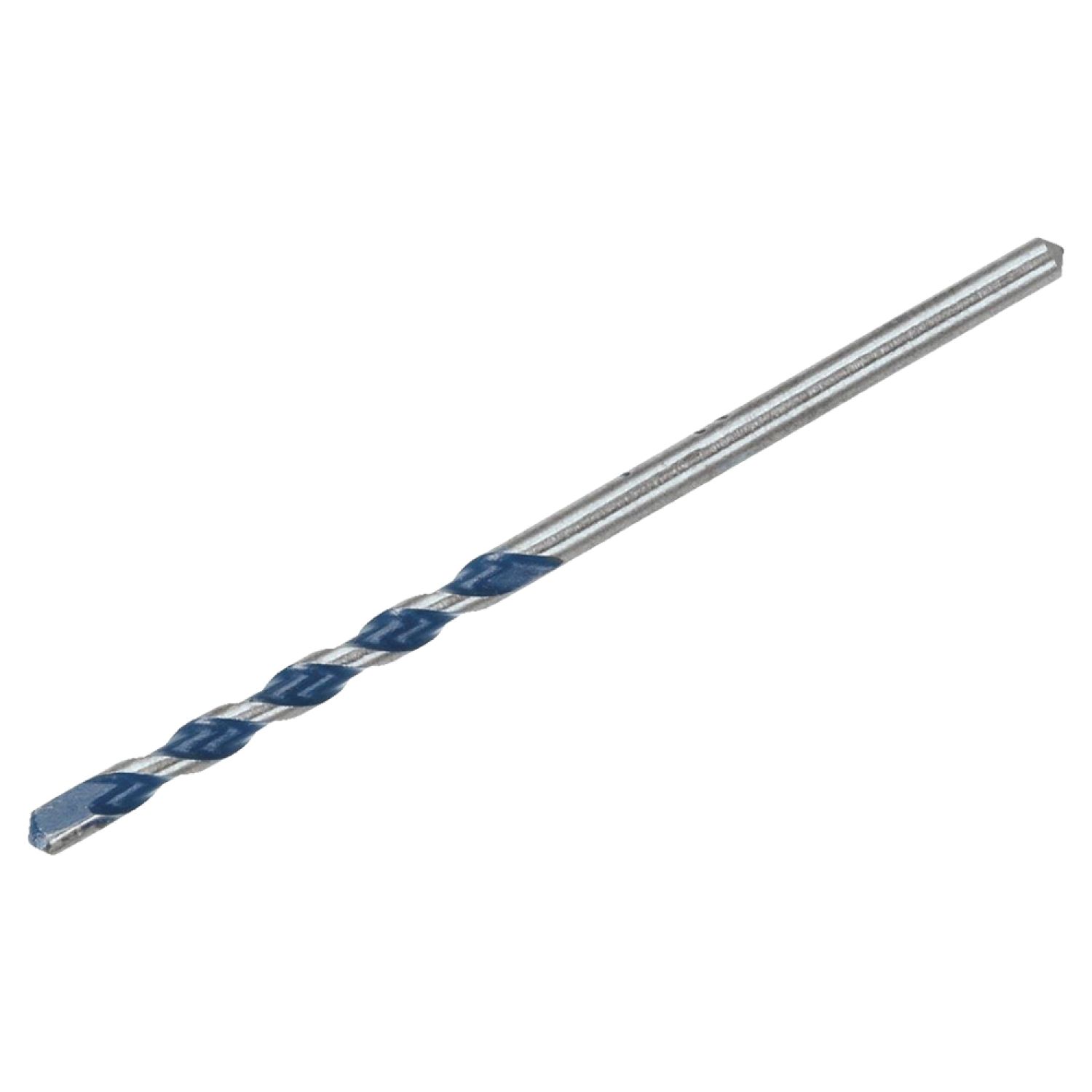 Bluegranite HCBG01 Bluegranite HCBG01 Hammer Drill Bit, 1/8 in Dia, 3 in L, (2) 2 in Milled U Flute, 1/8 in Straight Shank, Carbide, Steel