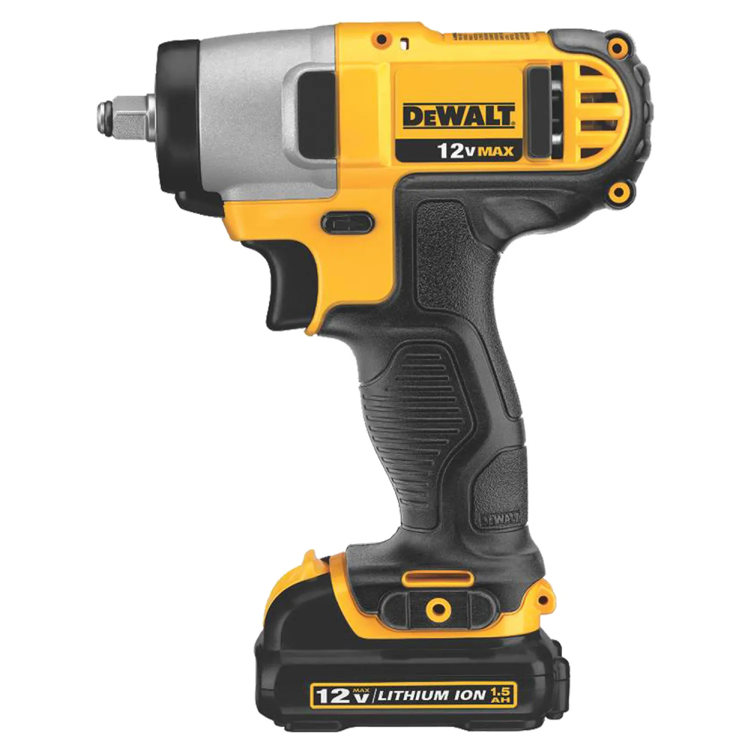 Dewalt DCF813S2 Dewalt DCF813S2 Lightweight Impact Wrench Kit, 12 V, Li-Ion, 1.3 Ah, 0 - 3400 bpm