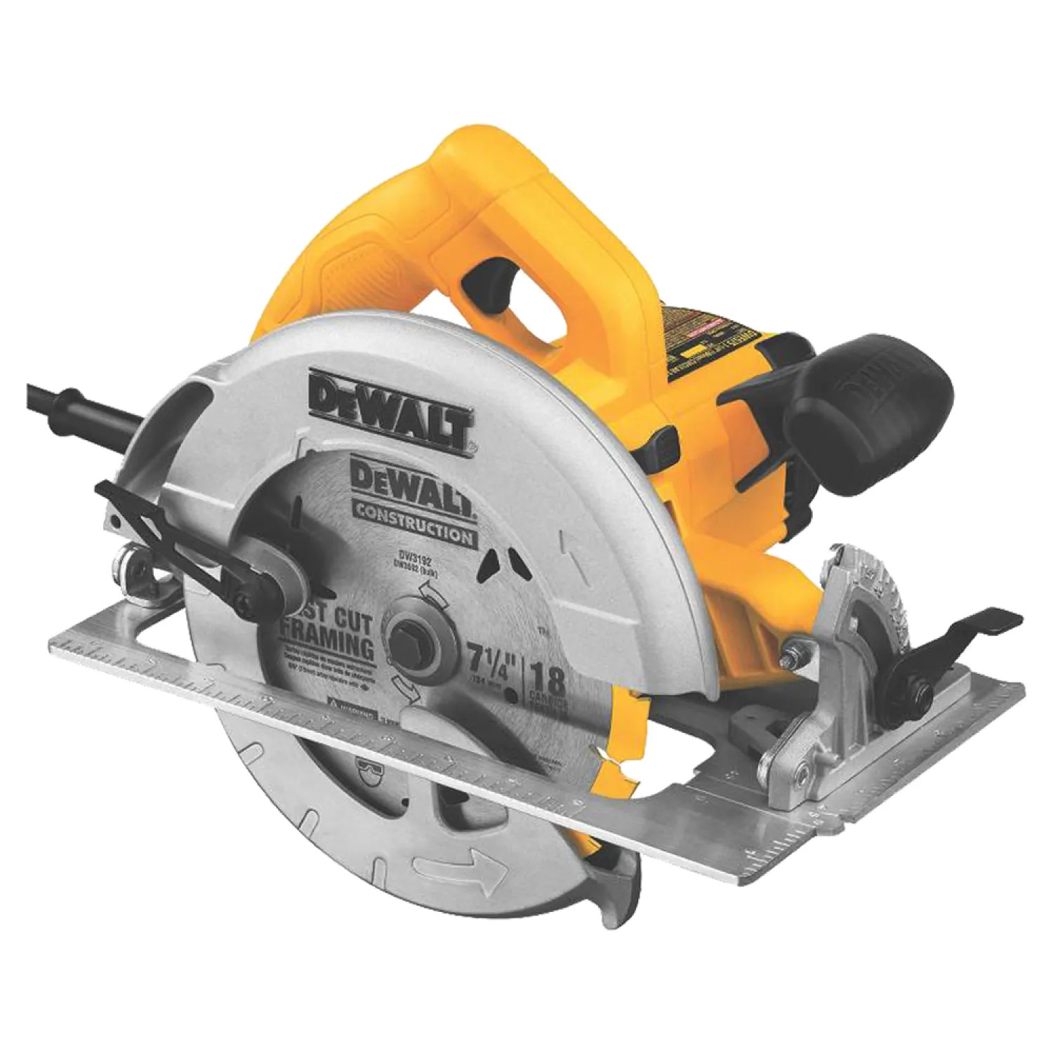 Dewalt DWE575 Dewalt DWE575 Lightweight Circular Saw, 120 V, 15 A, 1950 W, 7-1/4