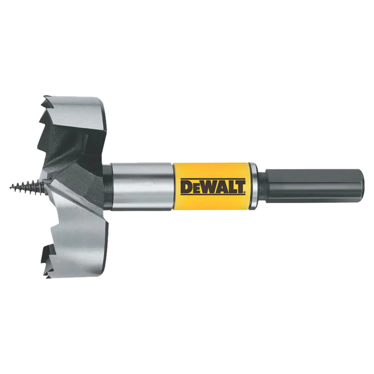 Dewalt DW1634 Dewalt DW1634 Heavy Duty Self-Feed Wood Bit, 1-1/2in Dia x 6in , Carbon Steel, Bright