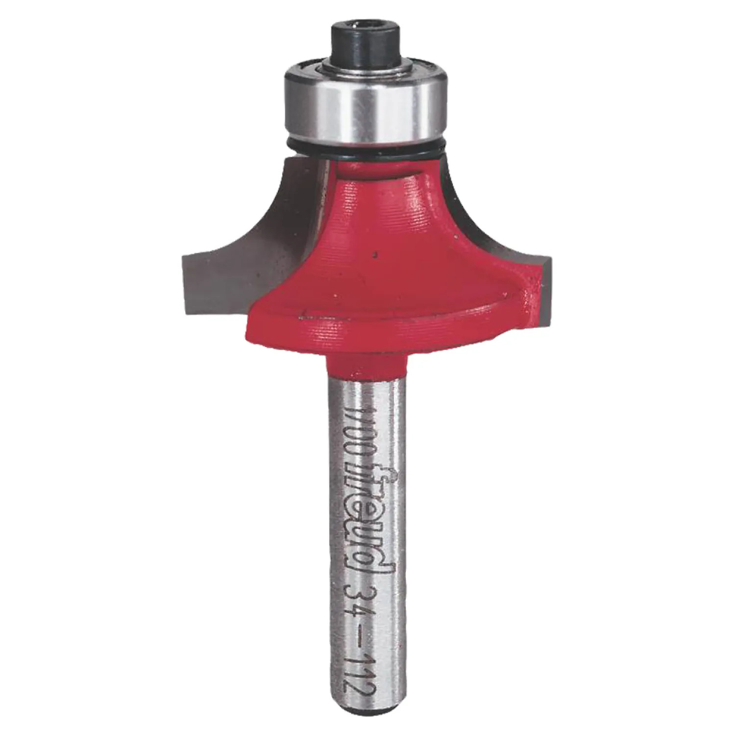 Diablo 34-112 Freud 34-112 Round over Router Bit, 1-1/8 in Dia x 2-3/16 in OAL, Perma-Shield Coated
