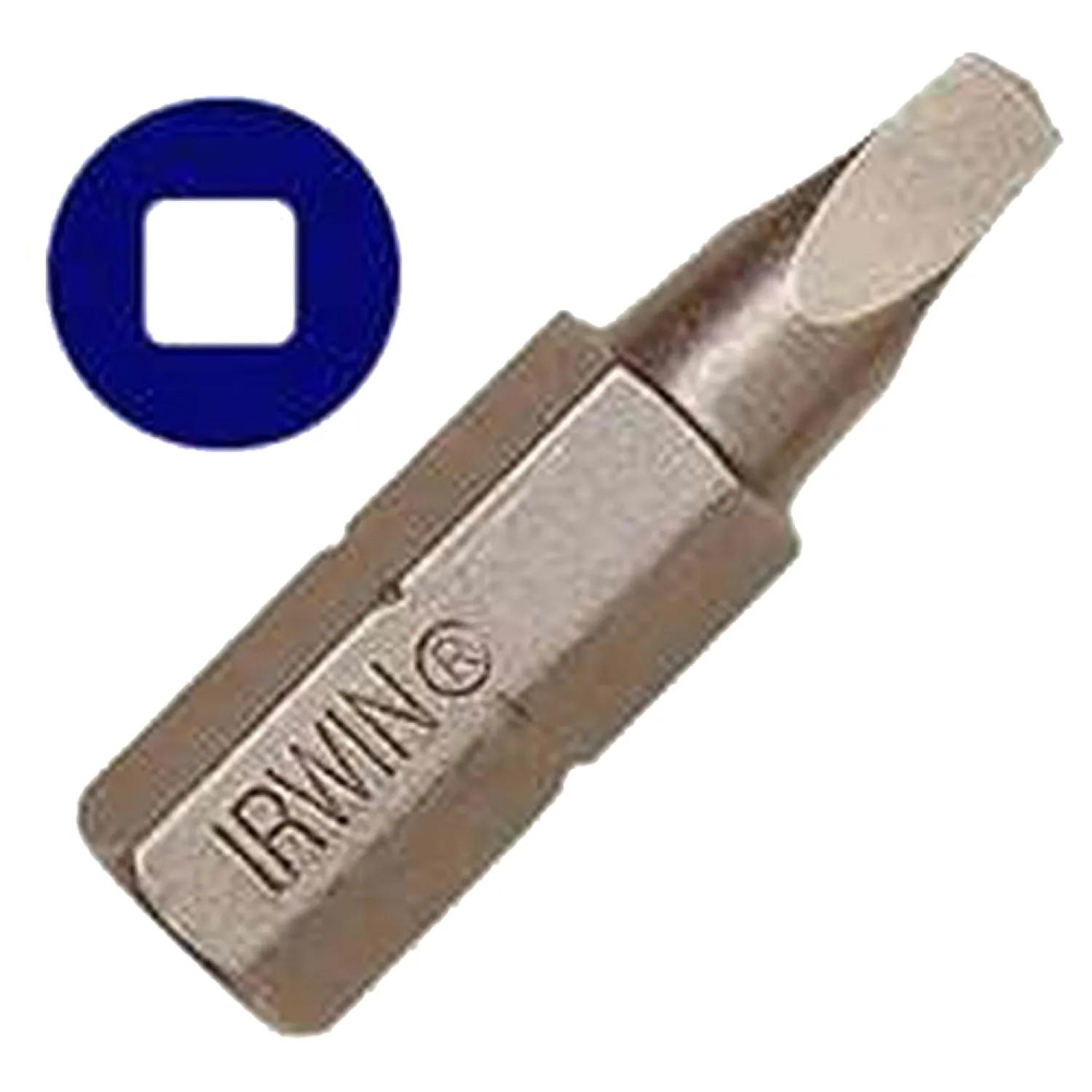 Irwin 3512052C Irwin 3512052C Insert Bit, NO 2, Square Recess, 1 in OAL, High Grade S2 Tool Steel
