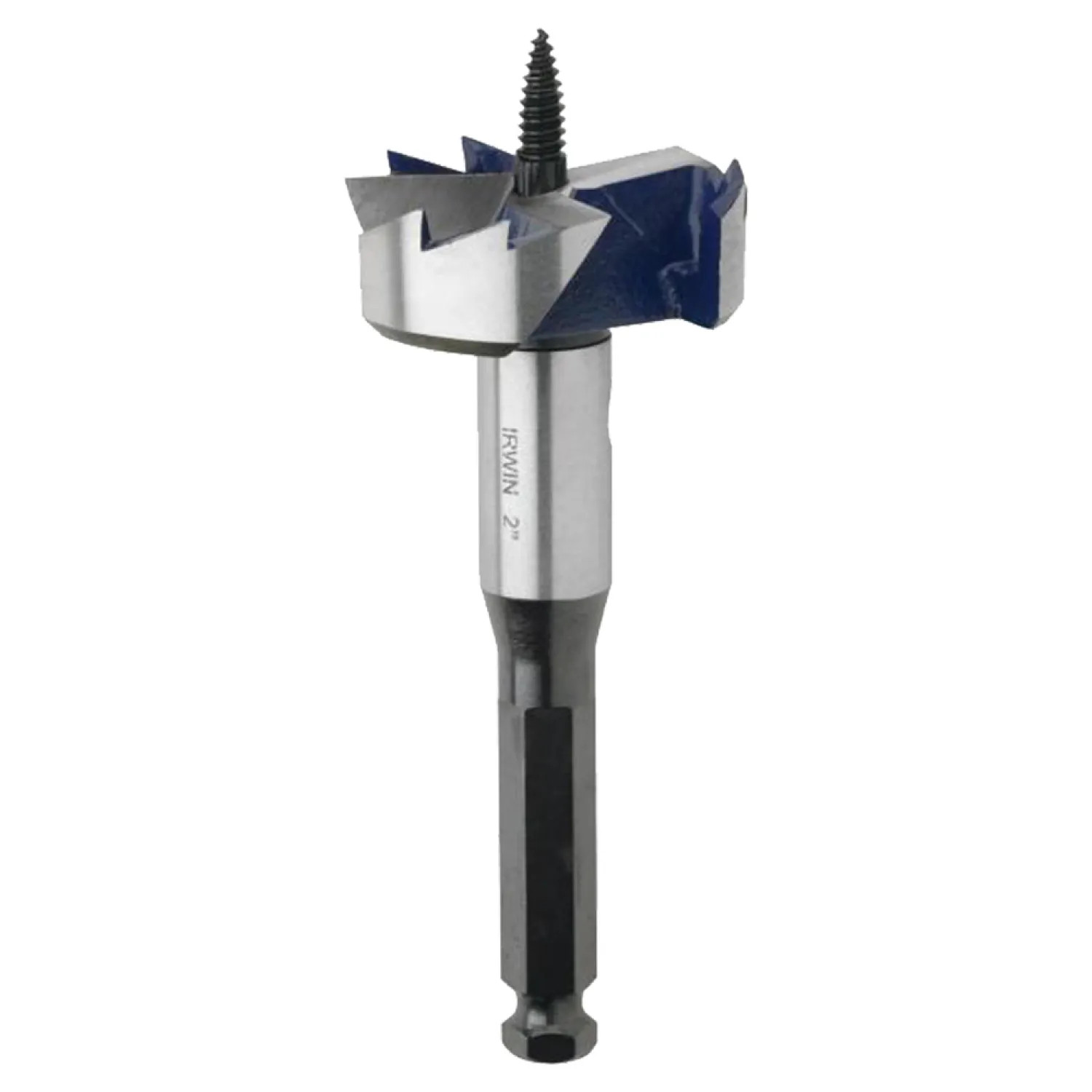 Irwin 3046010 Speedbor Max 3046010 Self-Feed Wood Bit, 2 in Dia x 5 in OAL, Carbon Steel, Black Oxide