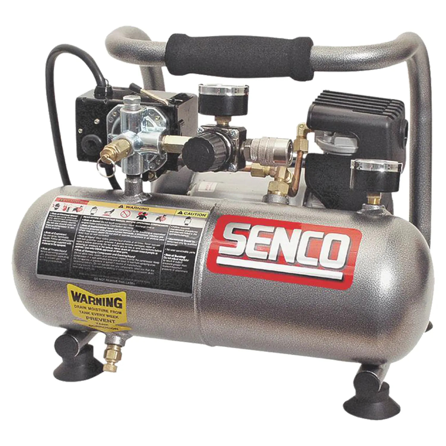 Senco PC1010 Senco PC1010 Air Compressor, 1 hp, 1 gal, 125 psi, 0.7 scfm at 90 psi