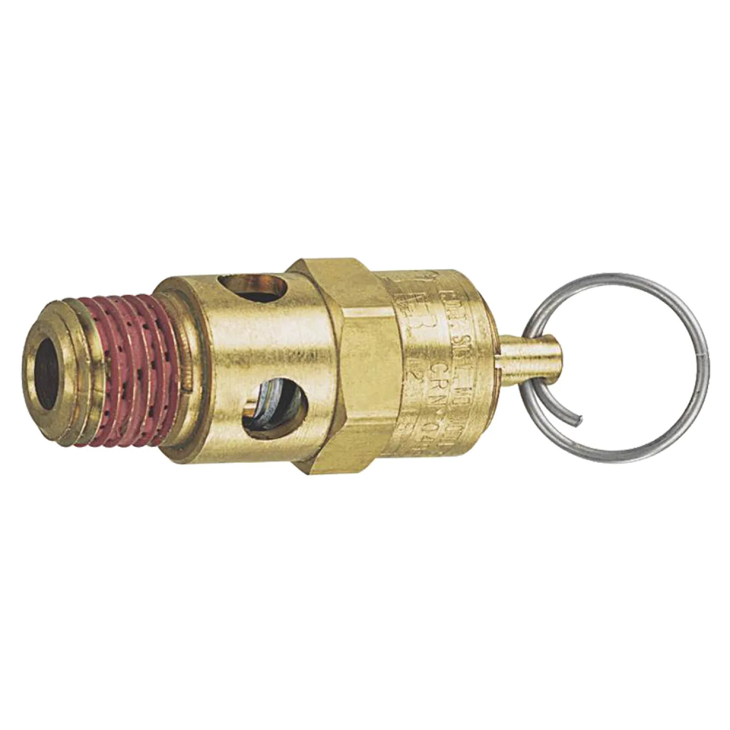 Tru-Flate 21-707 Tru-Flate 21-707 Safety Valve, 1/4 in, 125 psi, Brass