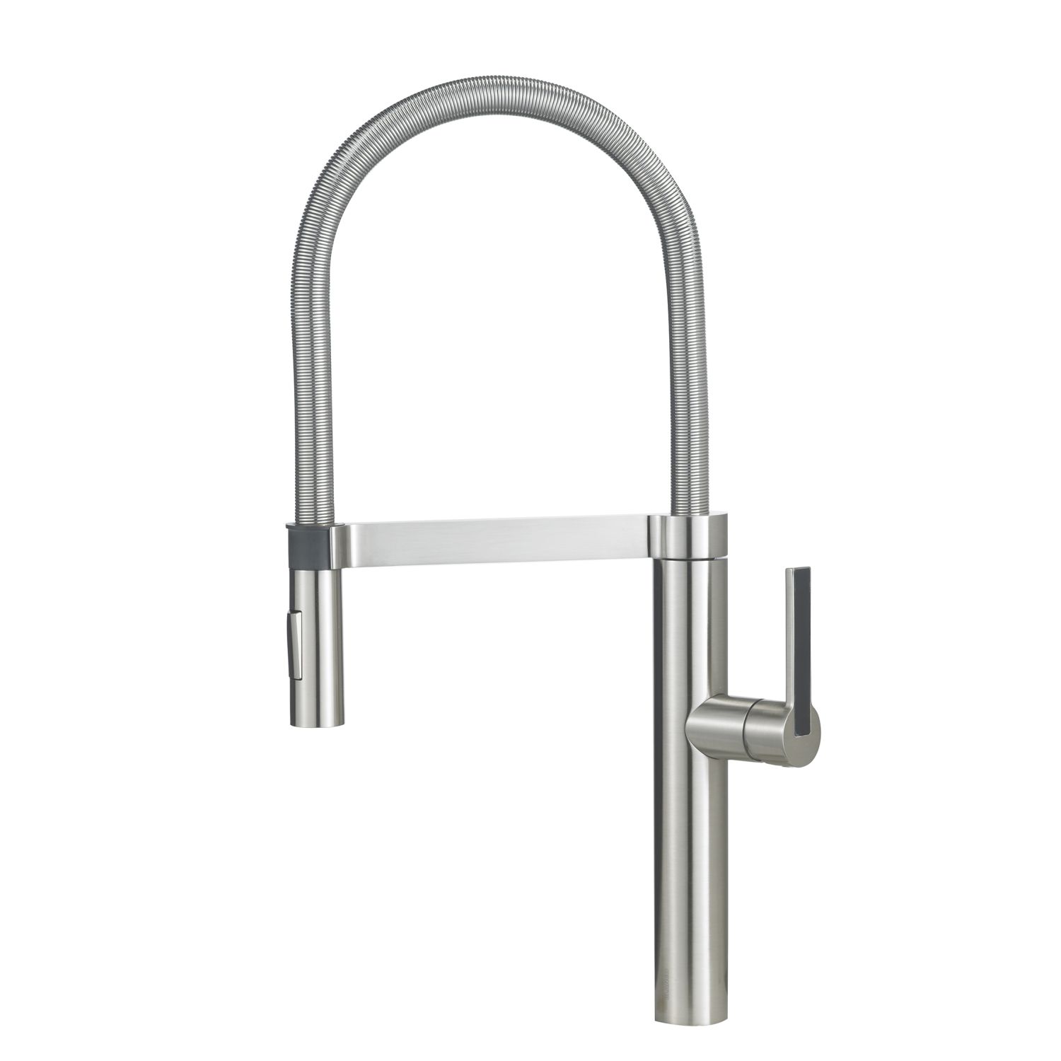 Blanco 441407 Blanco Culina Single Handle Semi-Pro Pull-Down Kitchen Faucet, 1.8 GPM, Satin Nickel - 441407
