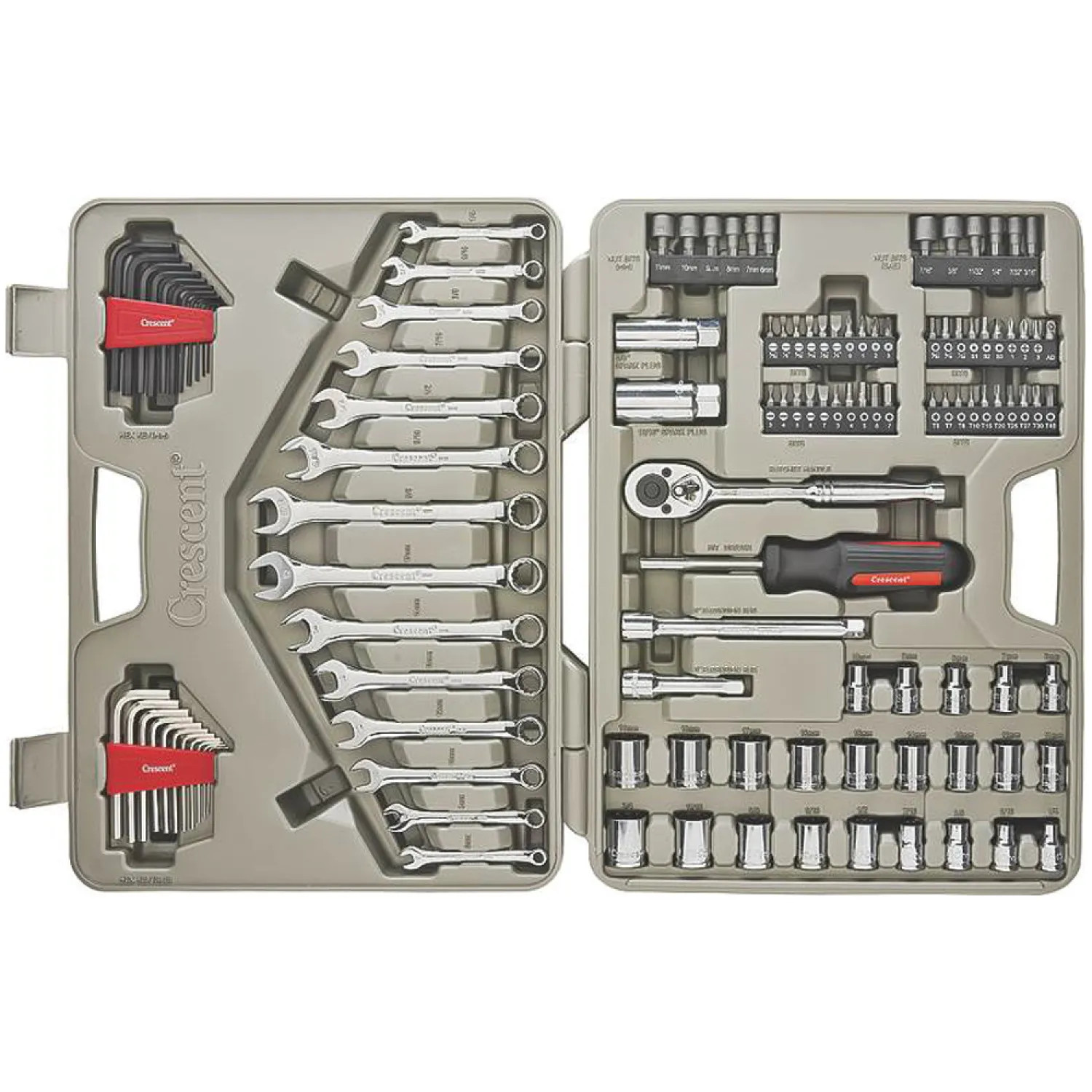 Crescent CTK128MP2 Crescent CTK128MP Mechanic Tool Set, 128 Pieces