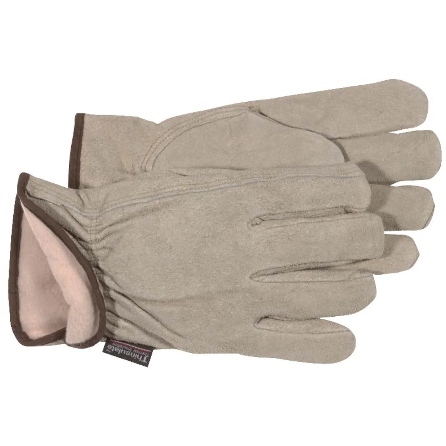 Boss 7179J Boss Mfg 7179J Gloves, Split Cowhide, Lined, X-Large