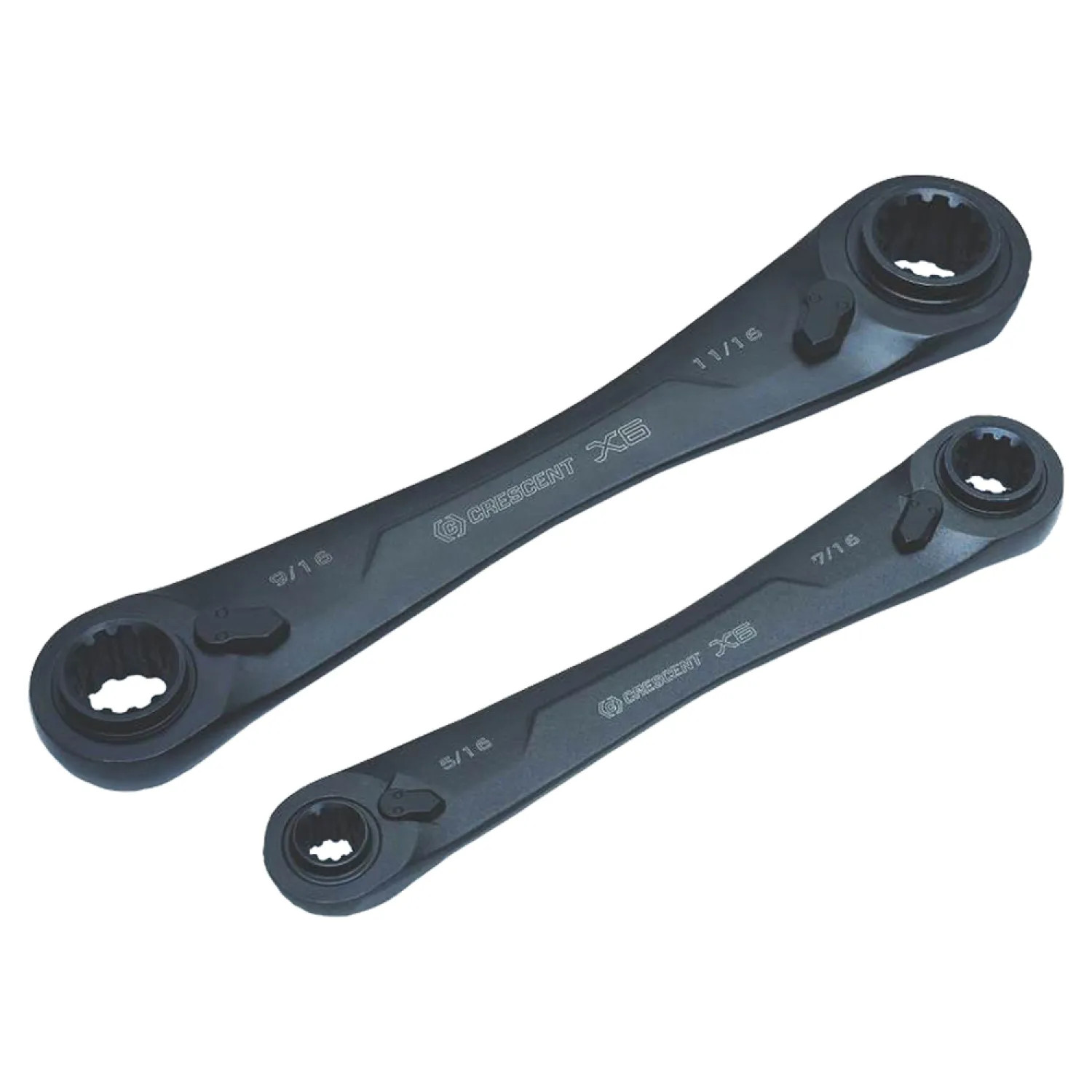 Crescent CX6DBS2 Crescent CX6DBS2 4-in-1 Double Box Ratcheting Wrench Set, 13.39