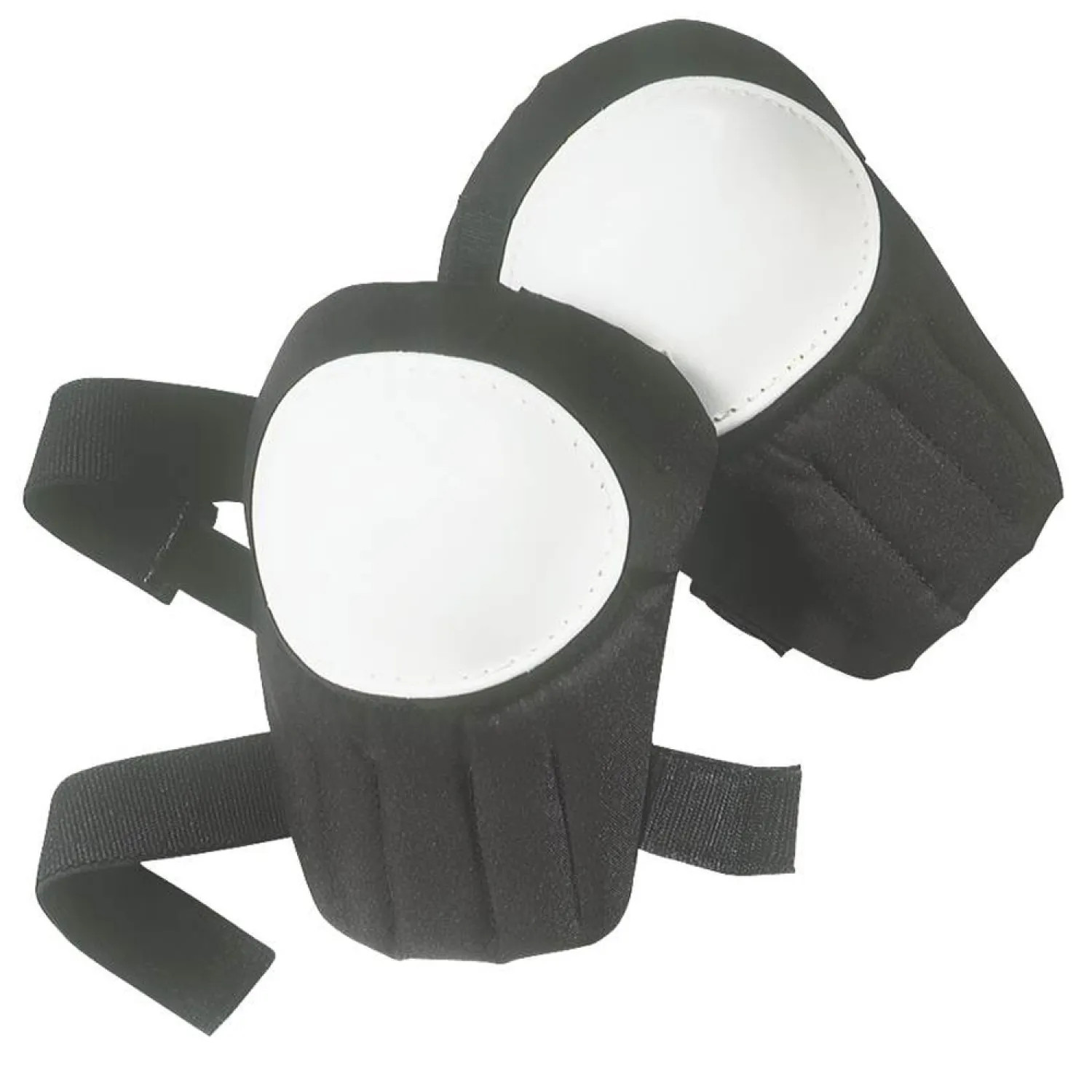 CLC V230 CLC Tool Works V230 Swivel Knee Pad, One Size Fits All, Foam Pad/Polyester Fabric, Black/White