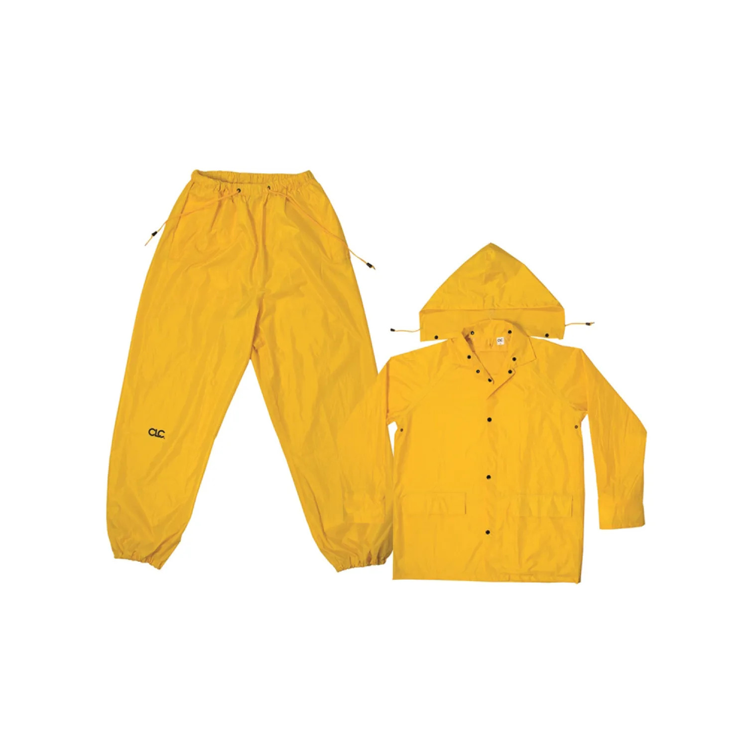 CLC R102X Climate Gear R102X 3-Piece Rain Suit, X-Large, Mediumweight Polyester, Yellow