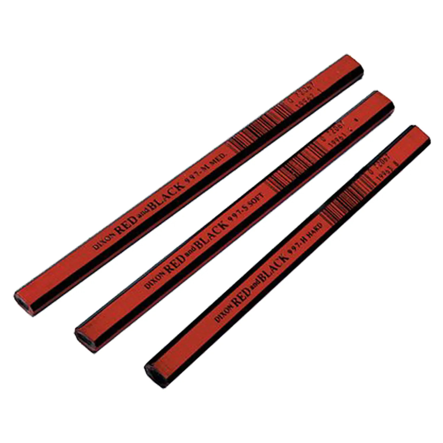 Dixon 19971 Dixon Ticonderoga 19971 Carpenter Pencil, Flat Barrel, Wood