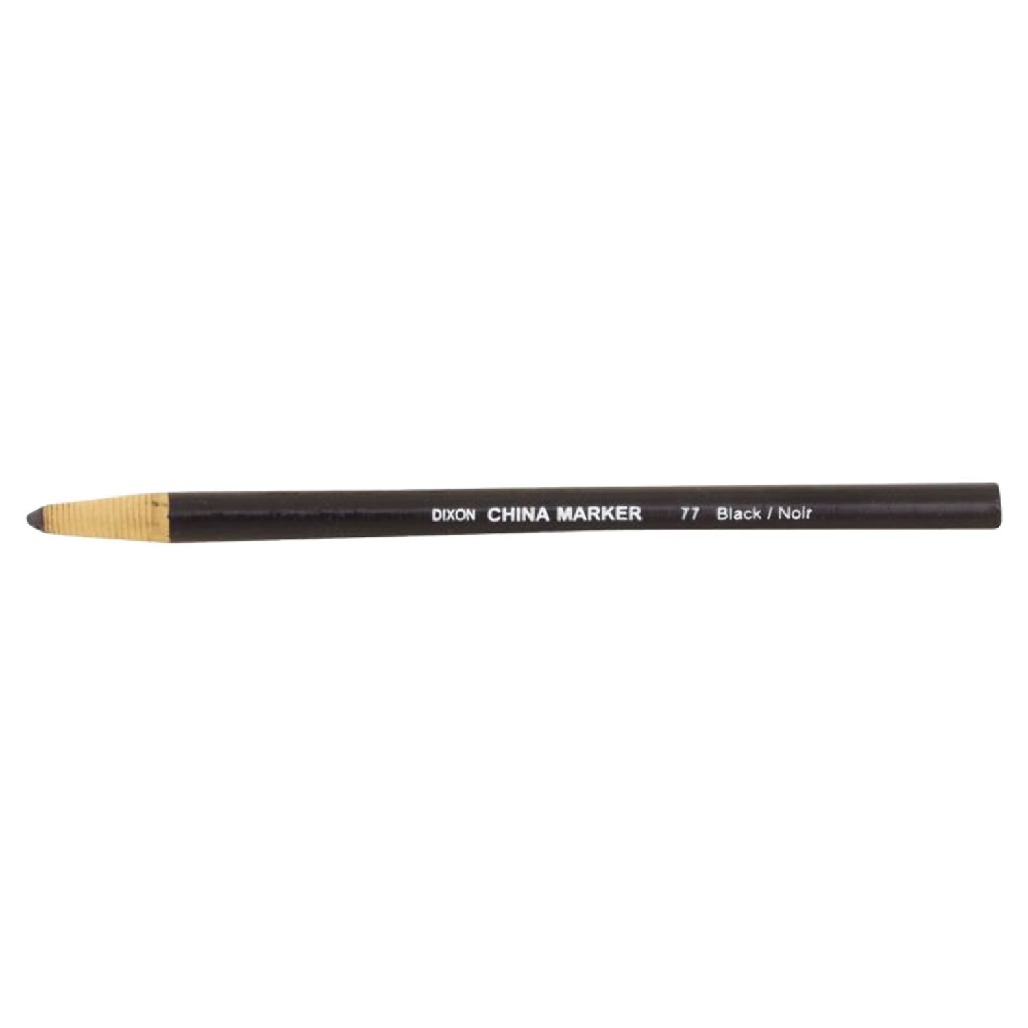 Dixon 77 Phano 00077 Non-Toxic China Marker, Black