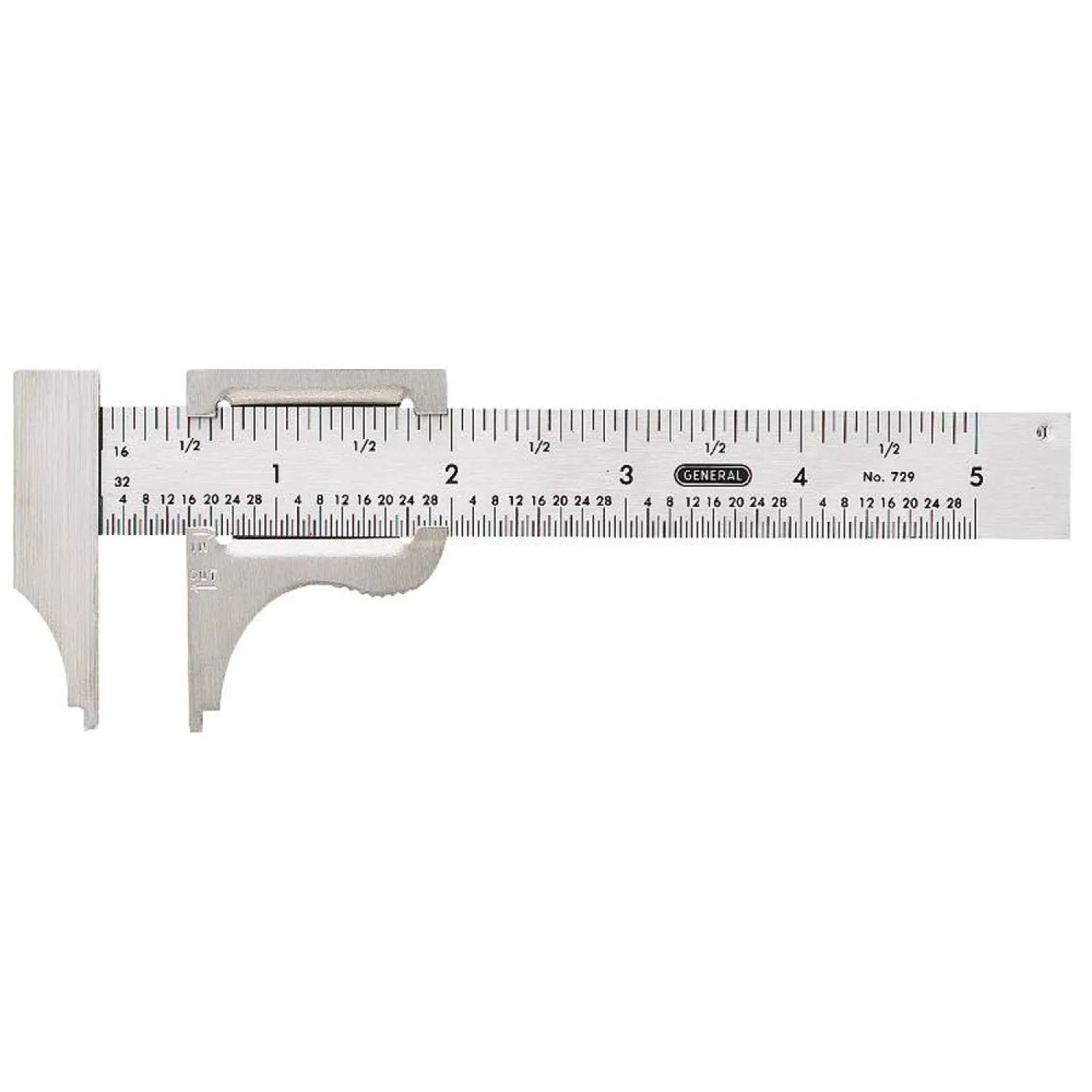 General Tools 729 GENERAL TOOLS 729 CALIPER POCKET 5IN STAIN STAIN