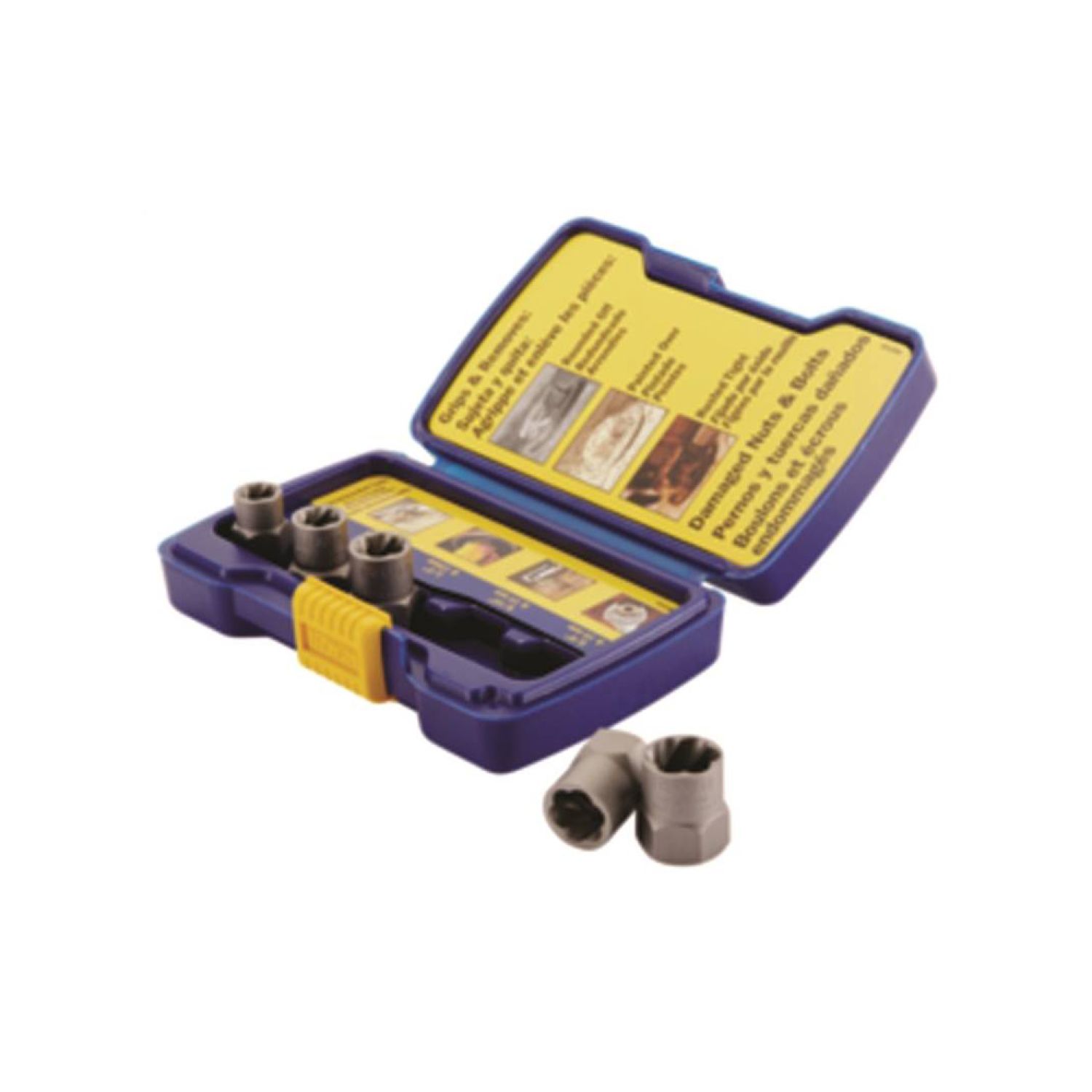 Irwin 394001 Bolt-Grip 394001 Base Set, 5 Pieces, 3/8