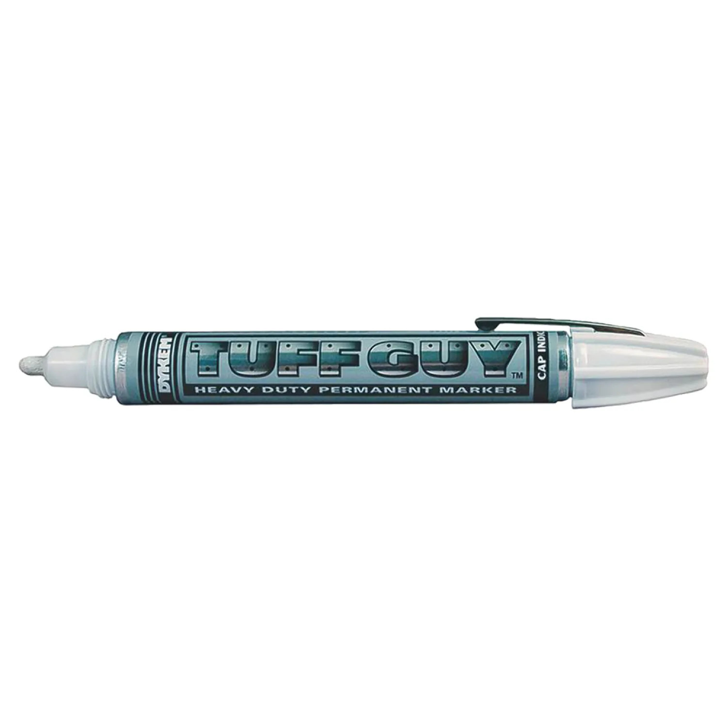 Dymon 44175 Dymon Tuff Guy 44175 General Purpose Heavy Duty Permanent Marker, White, Medium Felt