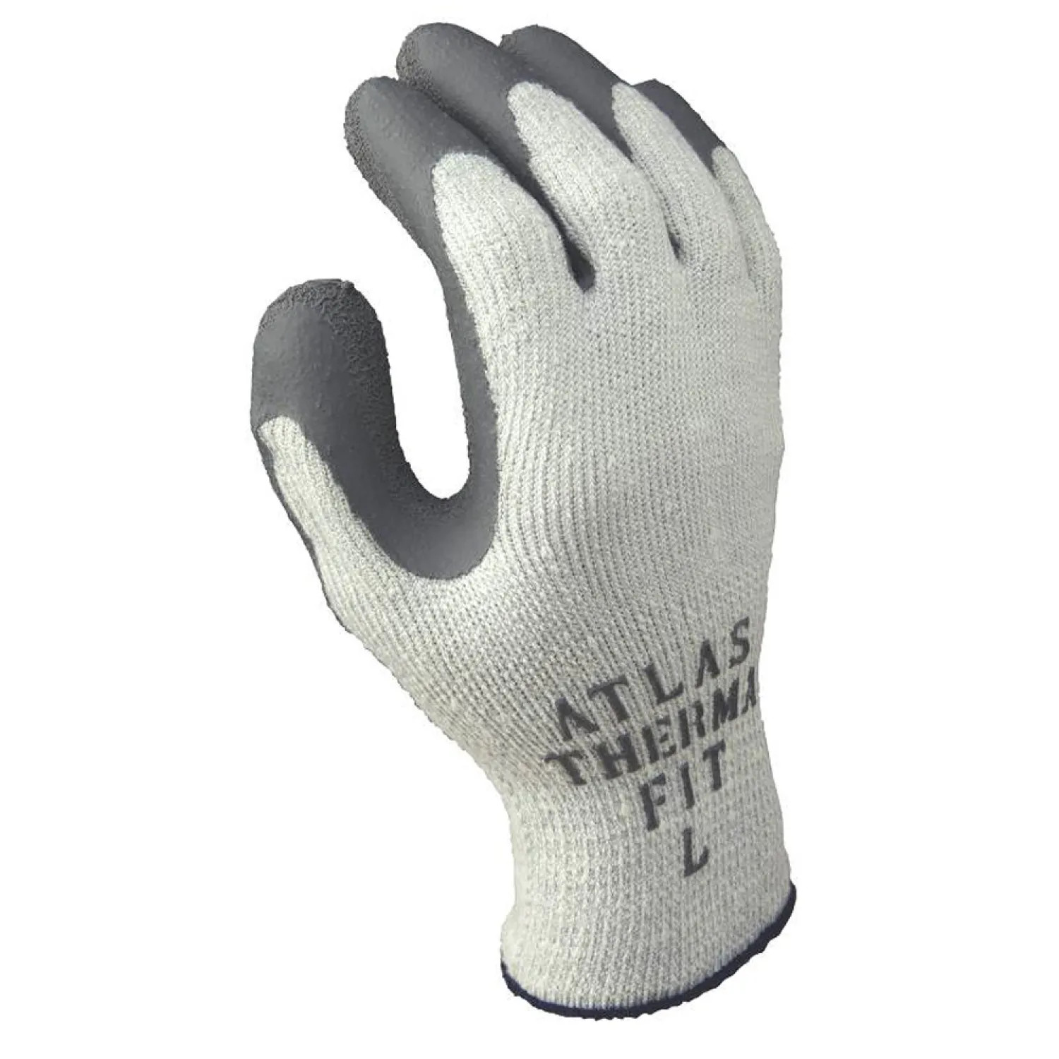 Showa Atlas 451M-08.RT Atlas ThermaFit 451M-08.RT Ergonomic Work Gloves, Medium, Gray