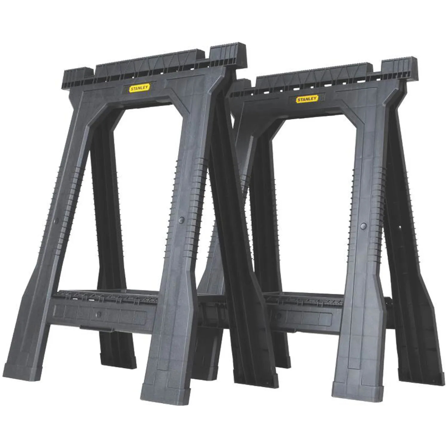 Stanley STST60952 FatMax STST60952 Twin Pack Folding Saw Horse, 800 lb, 32.1
