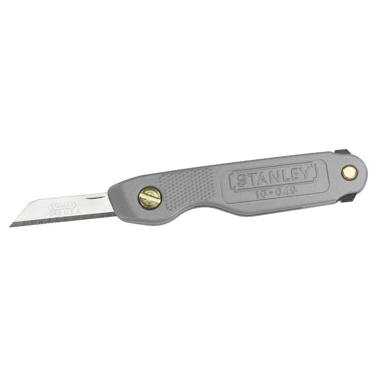 Stanley 10-049 Stanley 10-049 Folding Pocket Knife, Gray, Stainless Steel