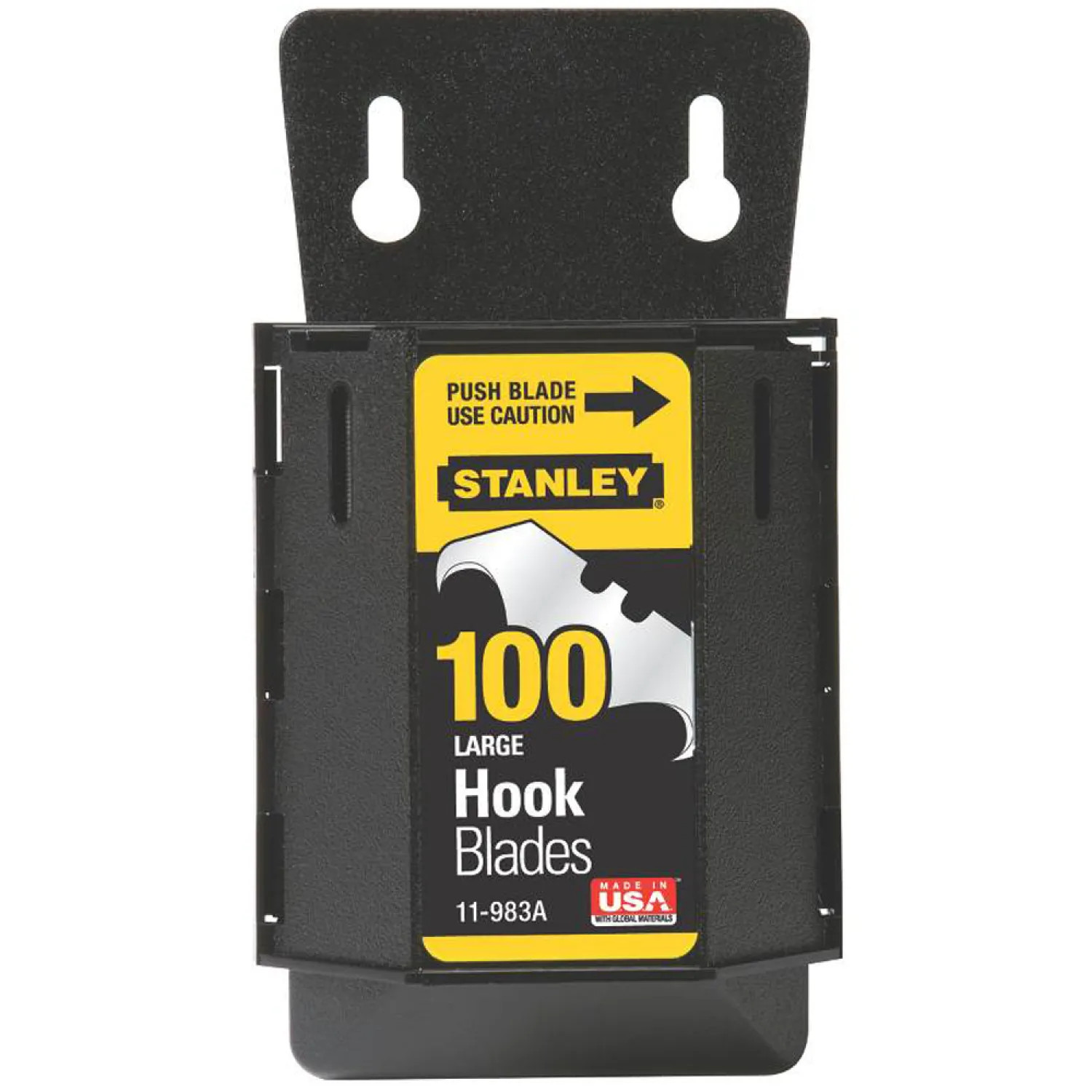 Stanley 11-983A Stanley 11-983A Large Hook Utility Knife Blade, For Use With Standard Utility Knives, 1-7/8