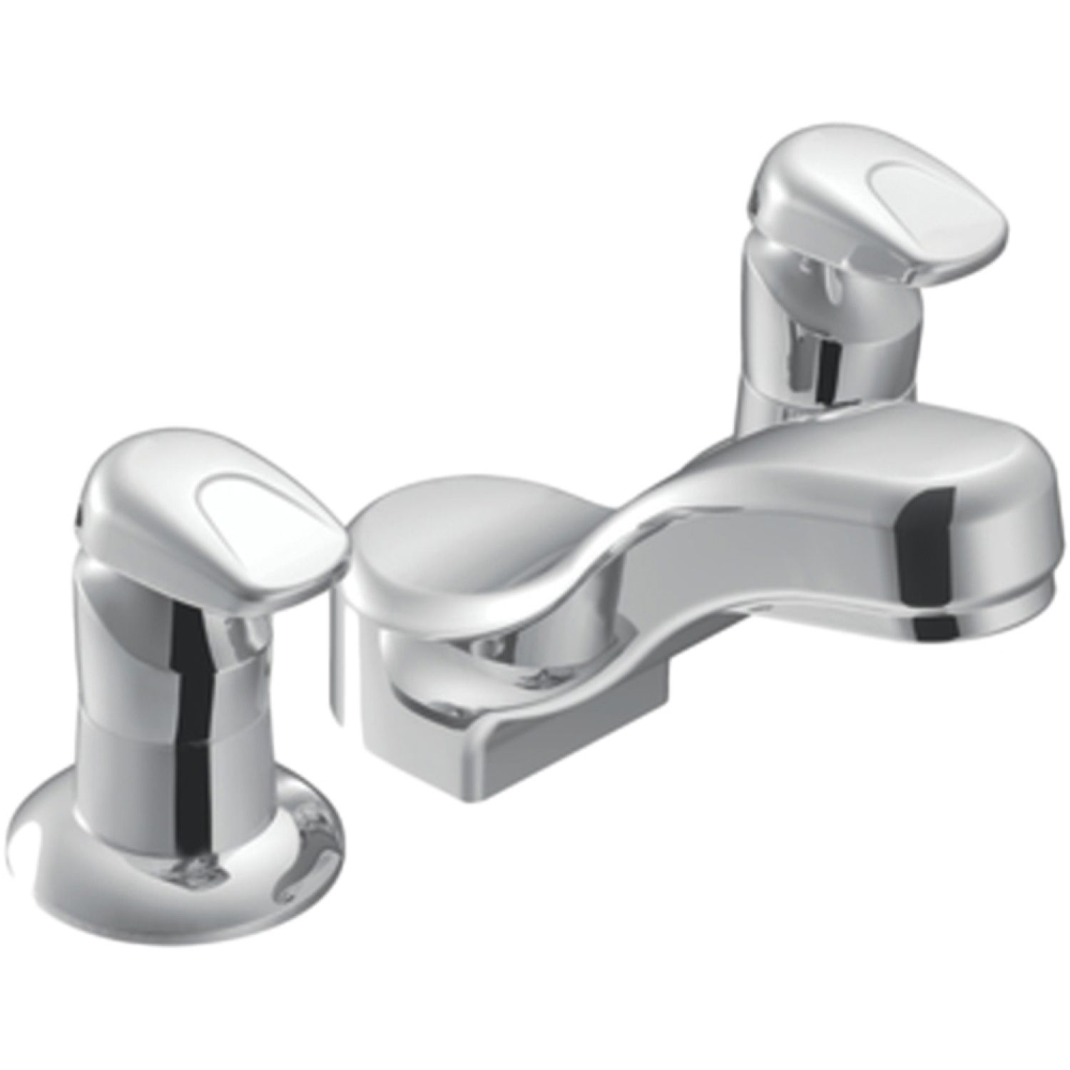 Moen 8889 Moen 8889 M-Presss Chrome Two Handle Metering Lavatory Faucet