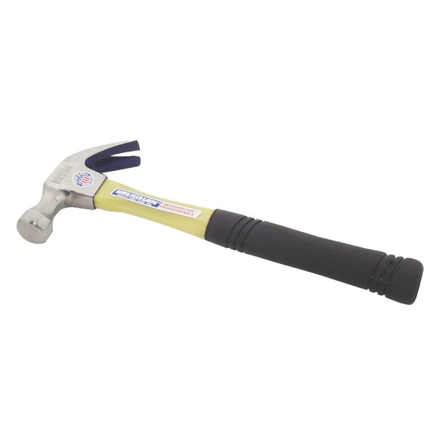 Vaughan & Bushnell FS16 Vaughan And Bushnell FS16 Curved Claw Hammers, Fiberglass Handle, 16 Oz Head