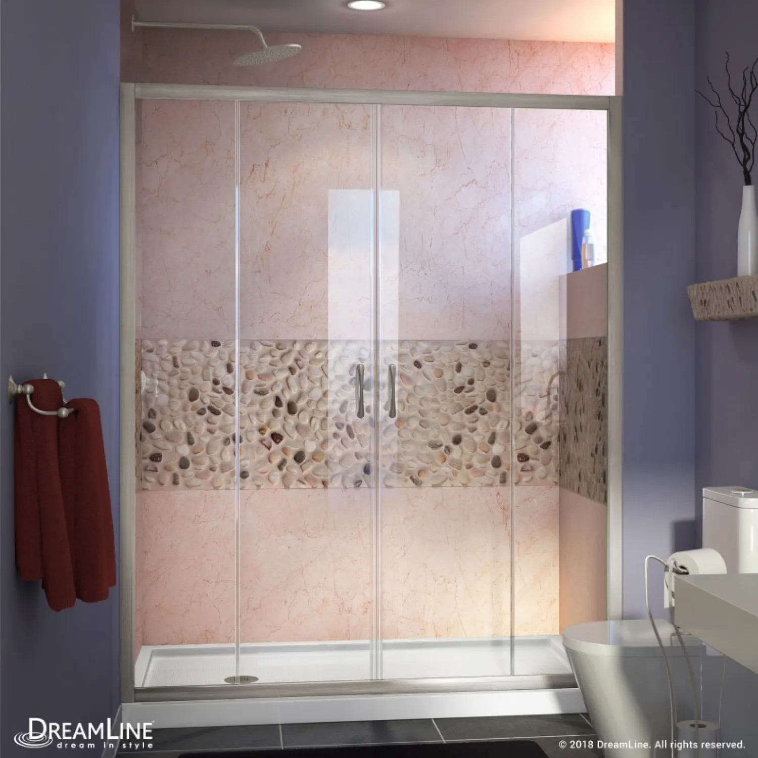 DreamLine DL-6960L-04CL DreamLine DL-6960L-04CL Visions Clear Shower Door w/ 30