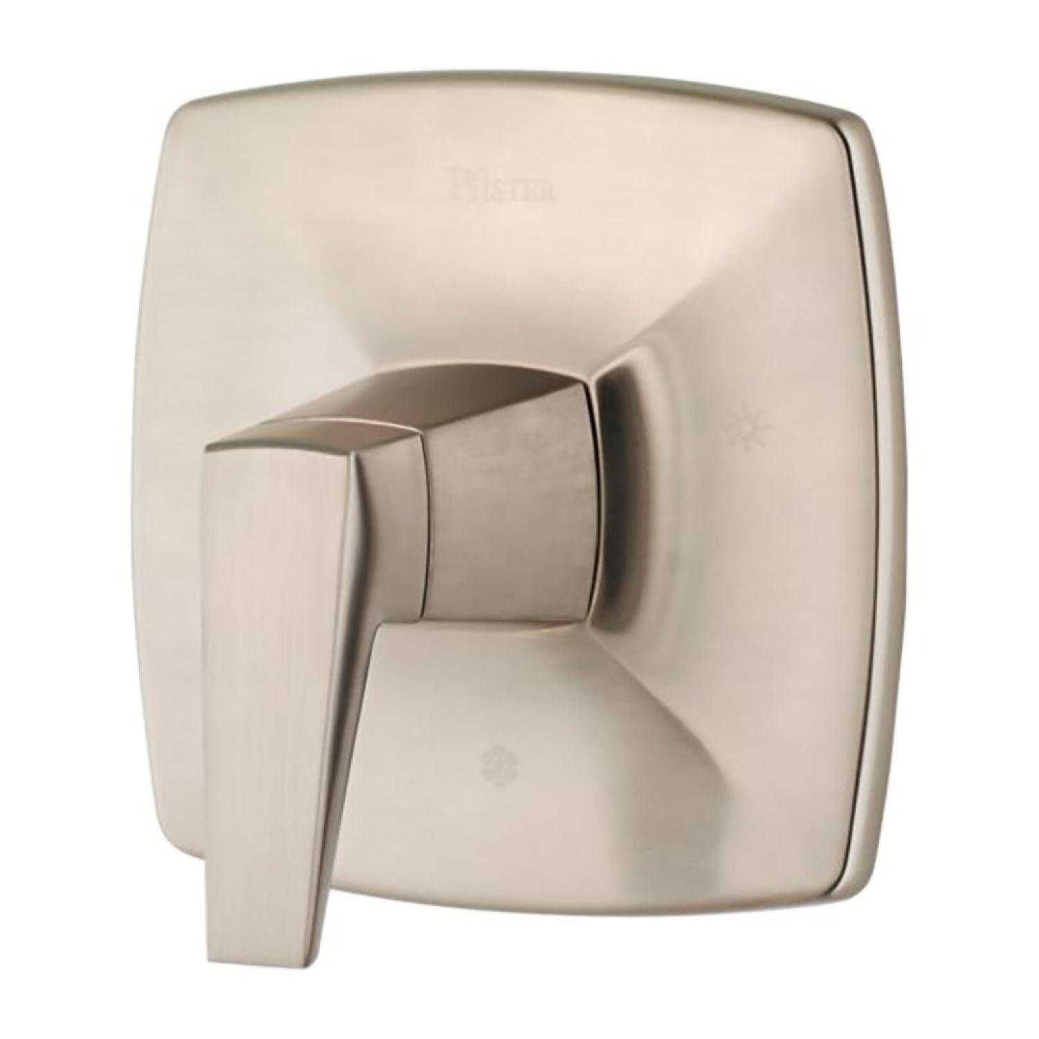 Pfister R89-1LPMK Pfister Arkitek Brushed Nickel Valve Trim, EZ Clean Technology, ADA - R89-1LPMK