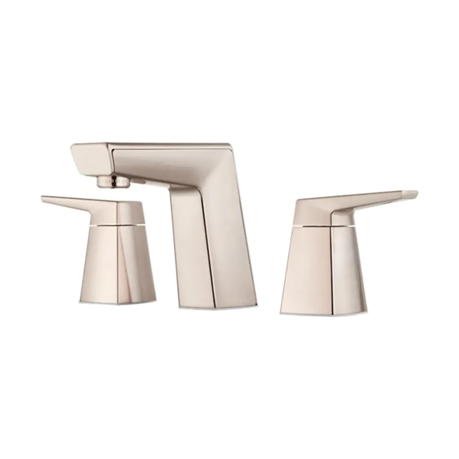 Pfister LG49-LPMK Pfister Arkitek Widespread Bathroom Faucet with Metal Pop-Up, Two-Handle, 1.2 GPM, Lever Handle, Pforever Seal, PVD Brushed Nickel - LG49-LPMK