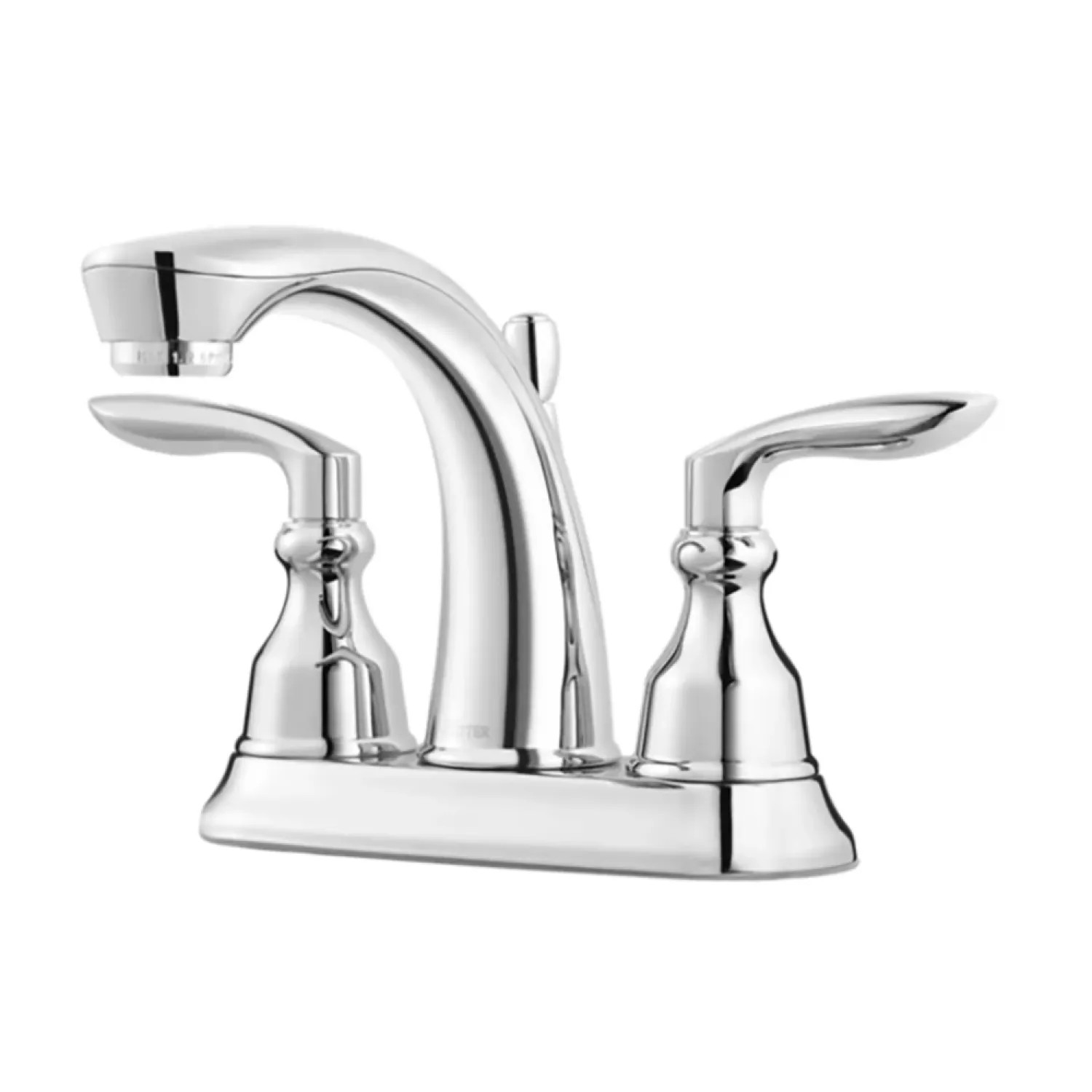 Pfister LG48-CB1C Pfister Avalon Centerset Bathroom Faucet with Metal Pop-Up, Two-Handle, 1.2 GPM, Lever Handle, TiteSeal, Pforever Seal, Polished Chrome - LG48-CB1C