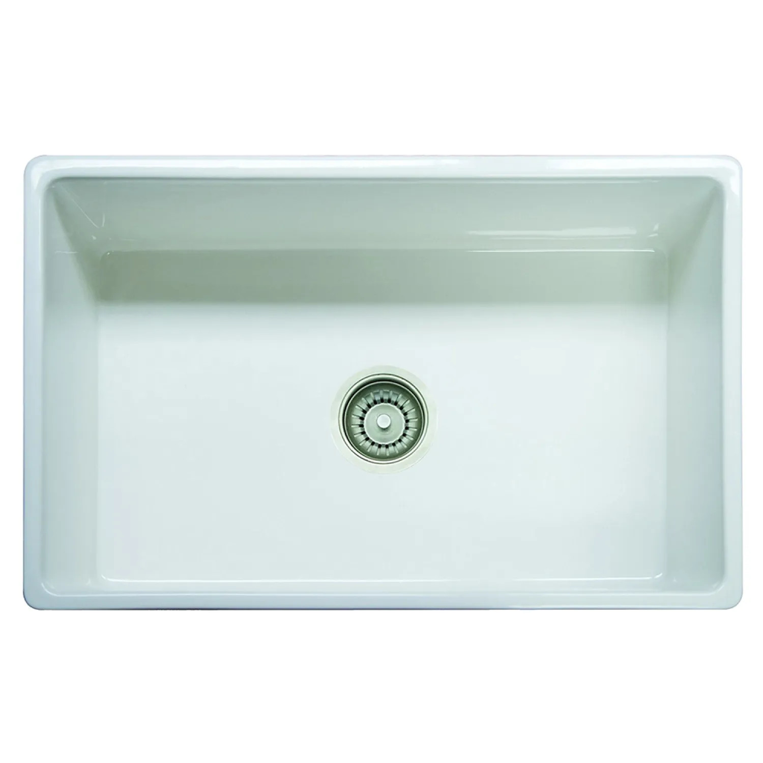Franke FHK710-30WH Franke FHK710-30WH Single Bowl Apron Front Fireclay Apron Front Sink - White