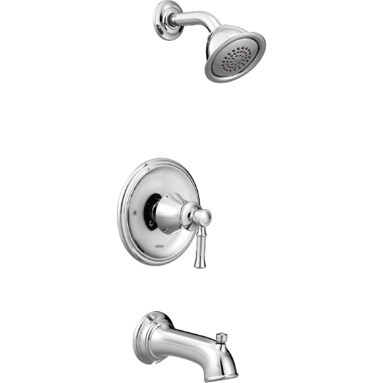 Moen T2183 Moen Dartmoor Posi-Temp Tub/Shower Faucet, 2.5 GPM, 1-Function, Single Lever Handle, M-PACT, Chrome - T2183