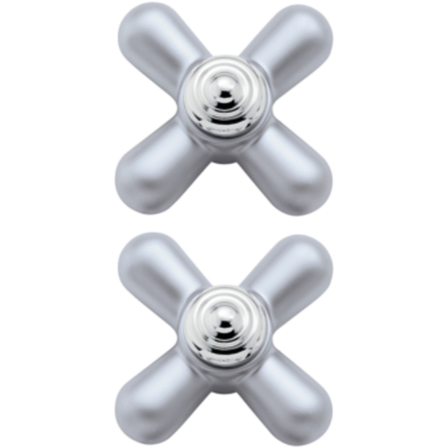 Moen 101447 Moen 101447 Part Handle Monticello Cross Insert Large 2 Platinum/ Chrome 