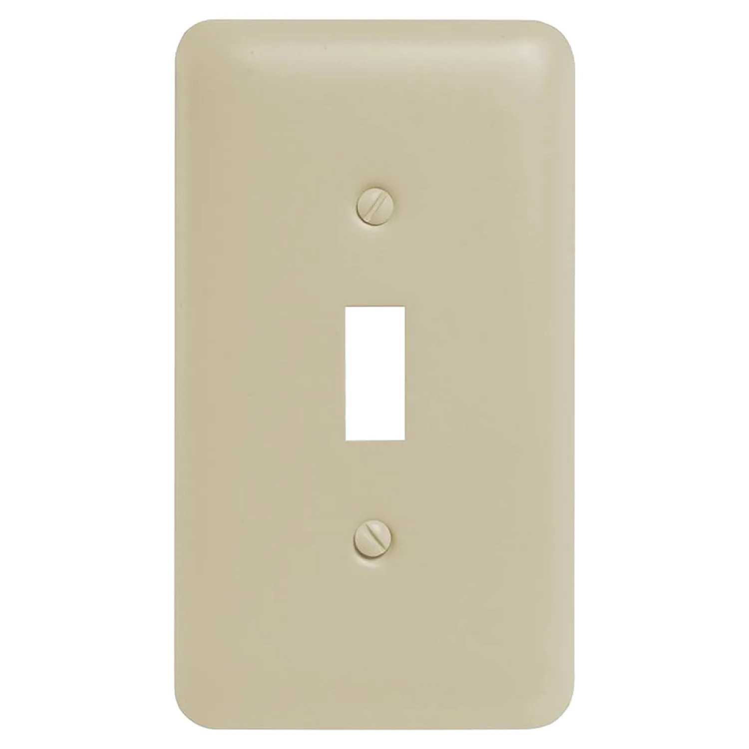 AmerTac 935TAL AmerTac 935TAL Wall Plate, 1 Gang, 5 in L x 2-3/4 in W x 1/4 in D, Almond