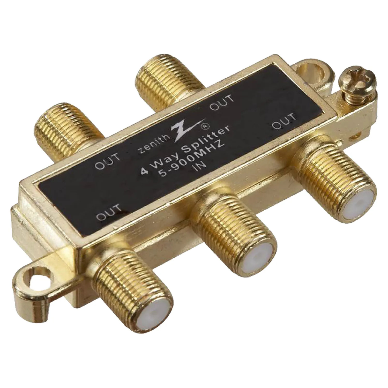 Zenith VS1001SP4W Zenith VS1001SP4W 4-Way Coaxial Splitter