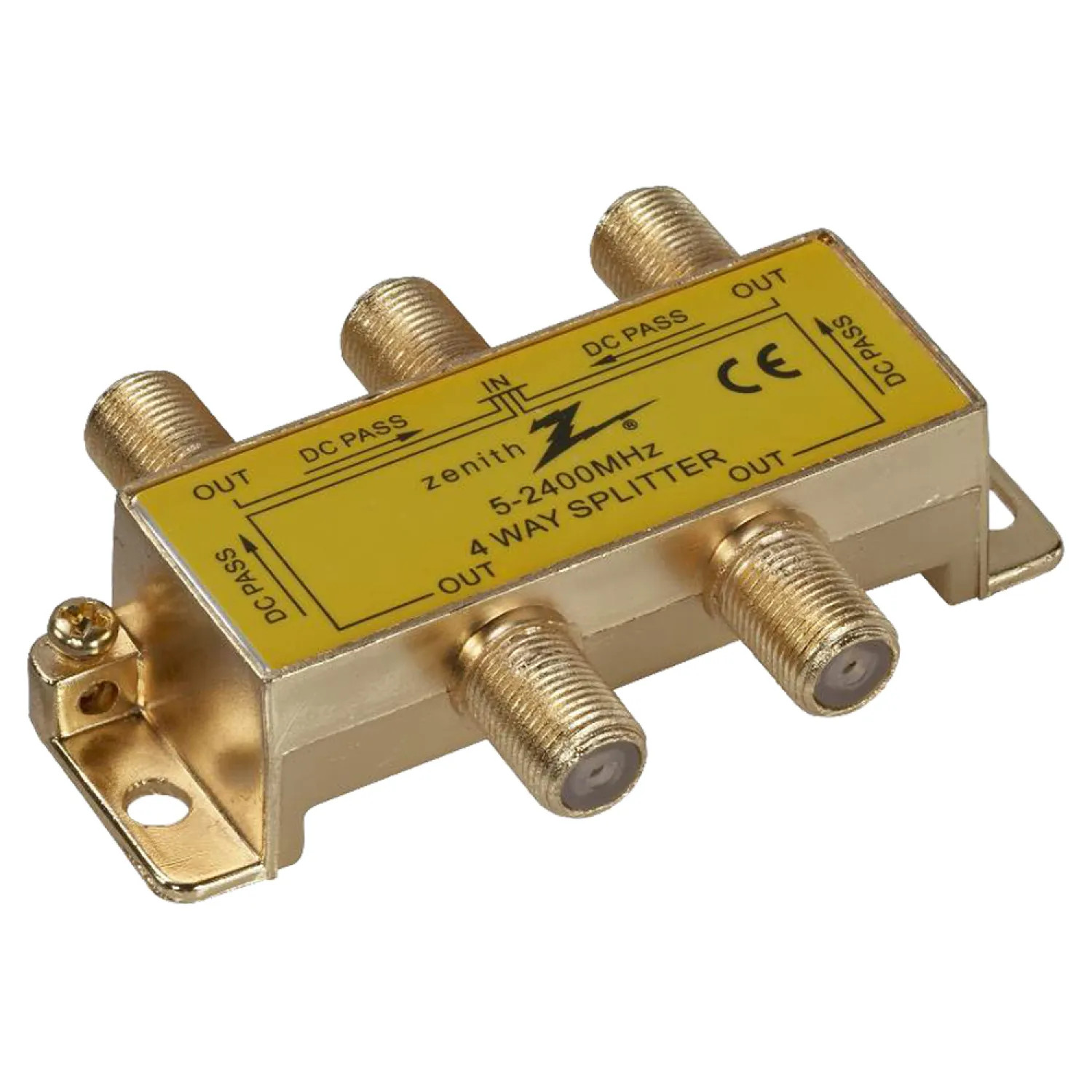 Zenith VS3001SP4W Zenith VS3001SP4W 4-Way Coaxial Splitter