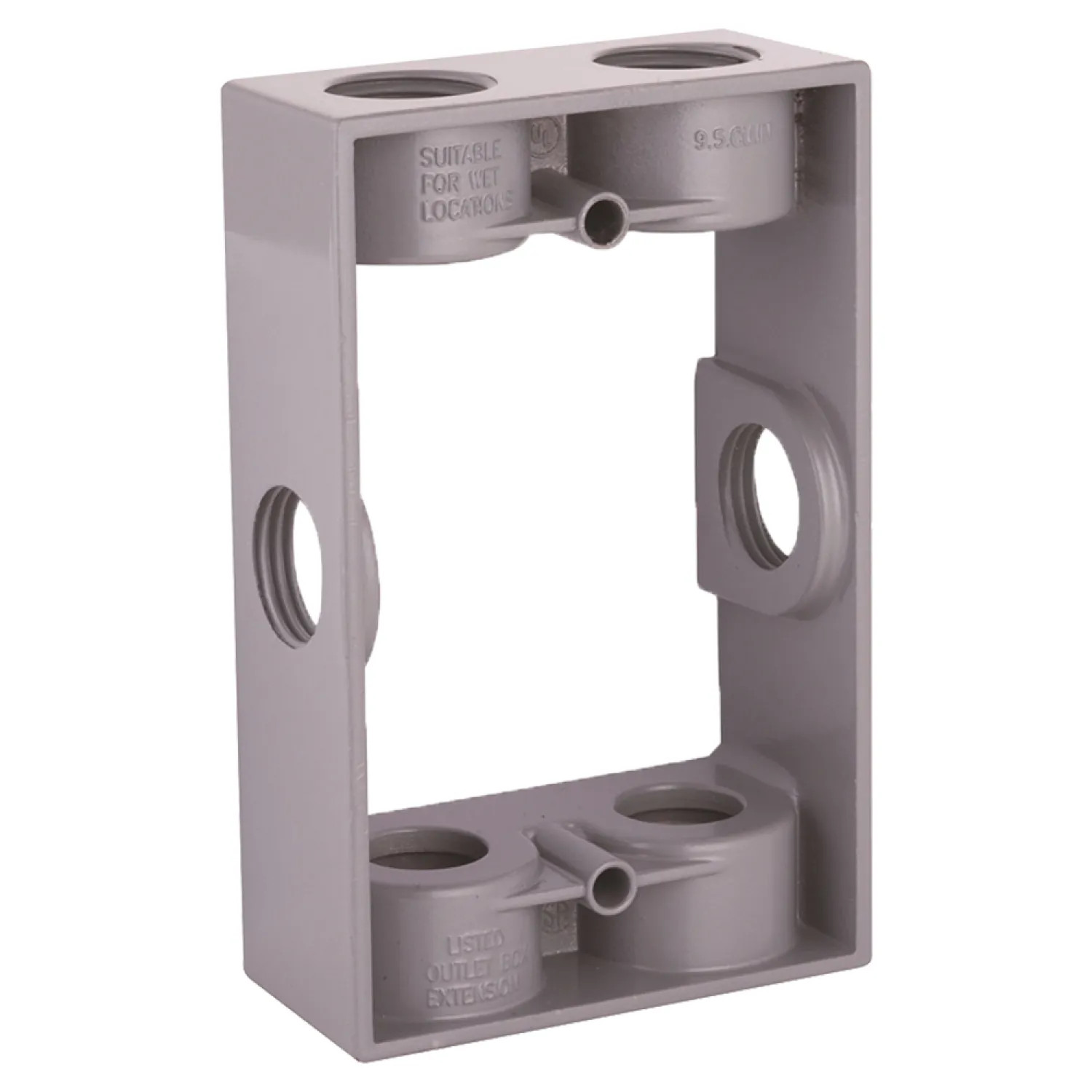 Bell 5400-0 Bell 5400-0 Gray 1-1/2-inch Deep Extension Adapter with Lugs