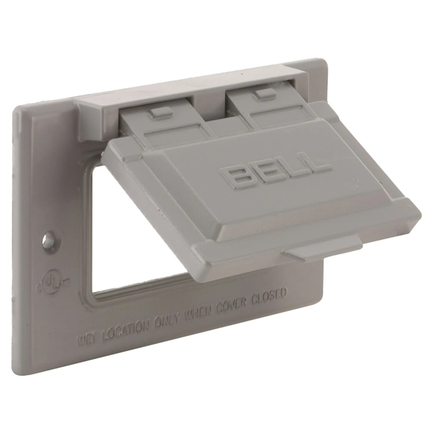 Bell 5101-0 Bell 5101-0 Gray Single-Gang Weatherproof Flip Cover